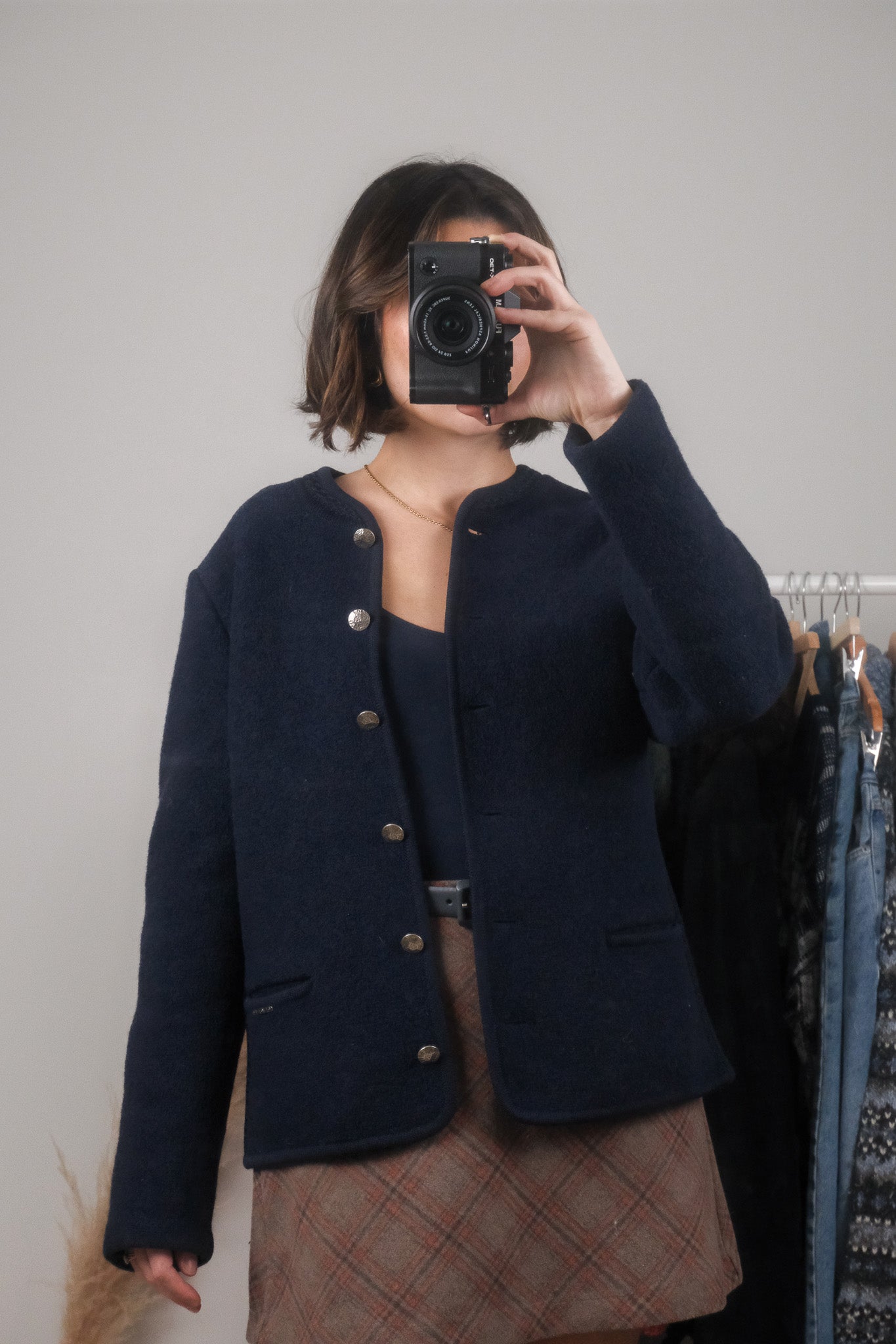 Made in Austria x Vintage x Wool Shacket (S/M)