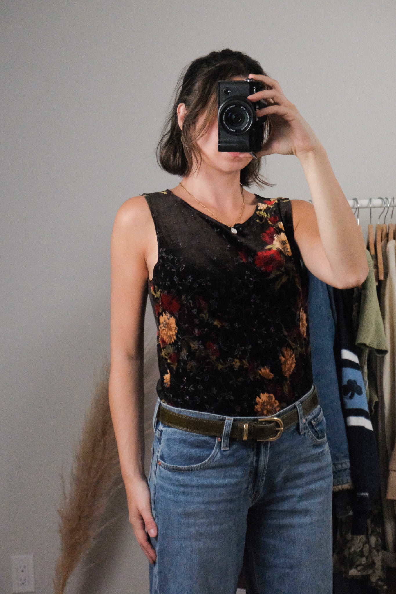 Vintage x Velvet Shimmer Top (M)