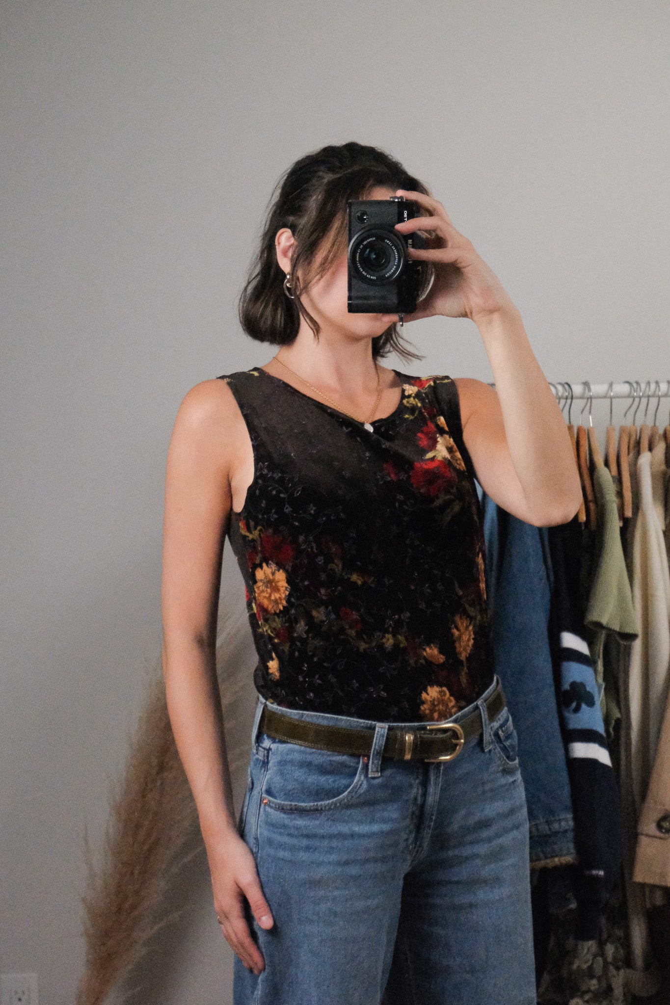 Vintage x Velvet Shimmer Top (M)