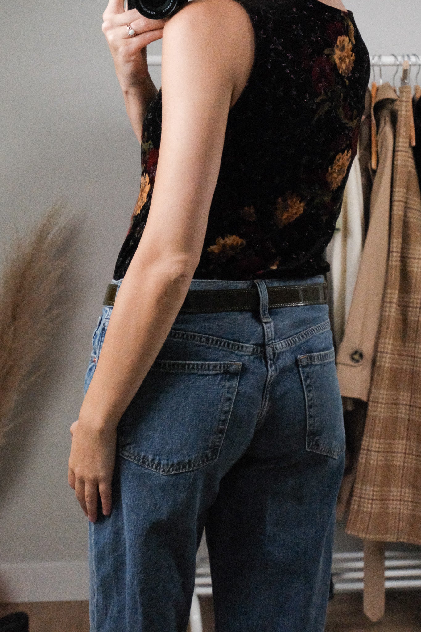 Vintage x Velvet Shimmer Top (M)