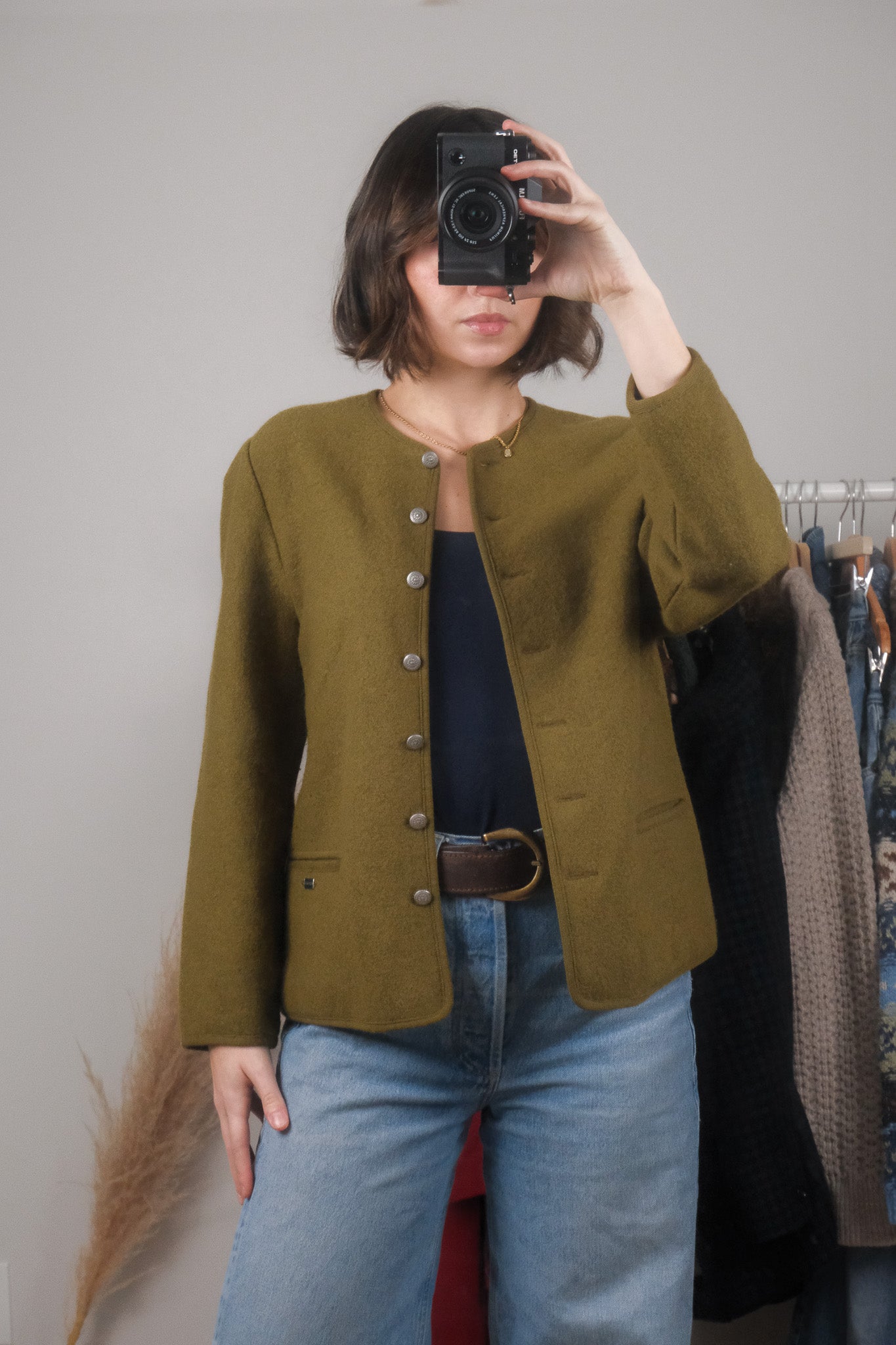 Made in Austria x Vintage x Wool Shacket (S/M)