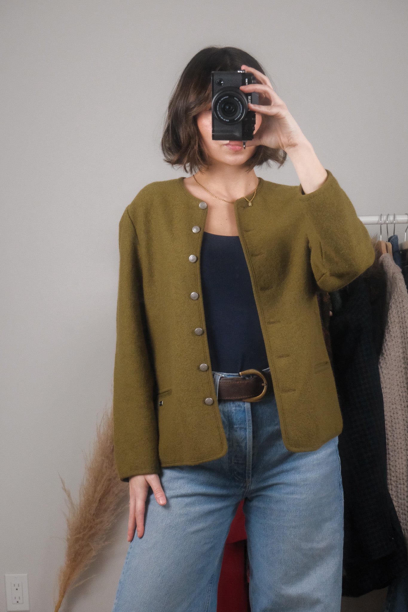 Made in Austria x Vintage x Wool Shacket (S/M)