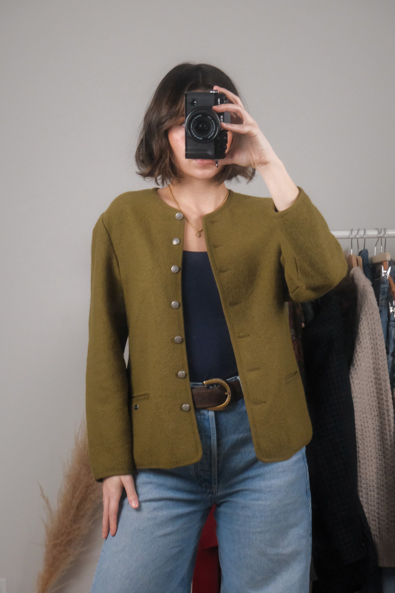 Made in Austria x Vintage x Wool Shacket (S/M)