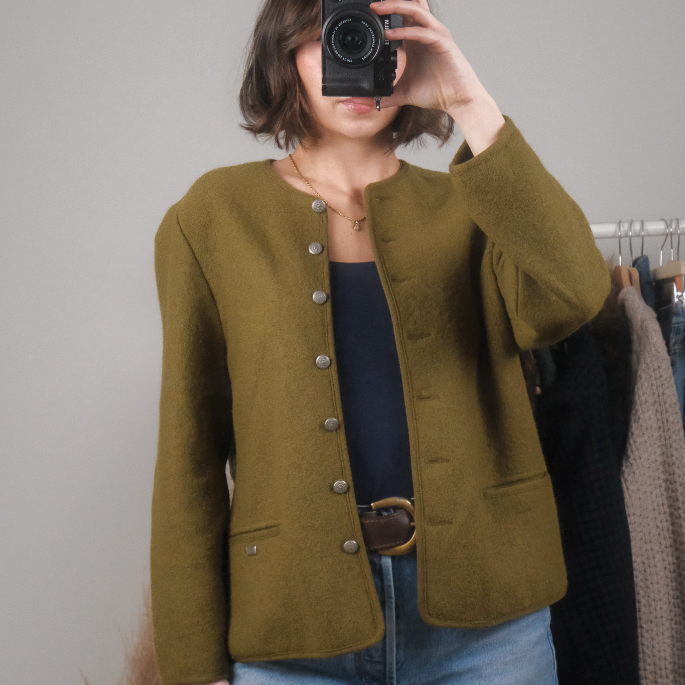 Made in Austria x Vintage x Wool Shacket (S/M)