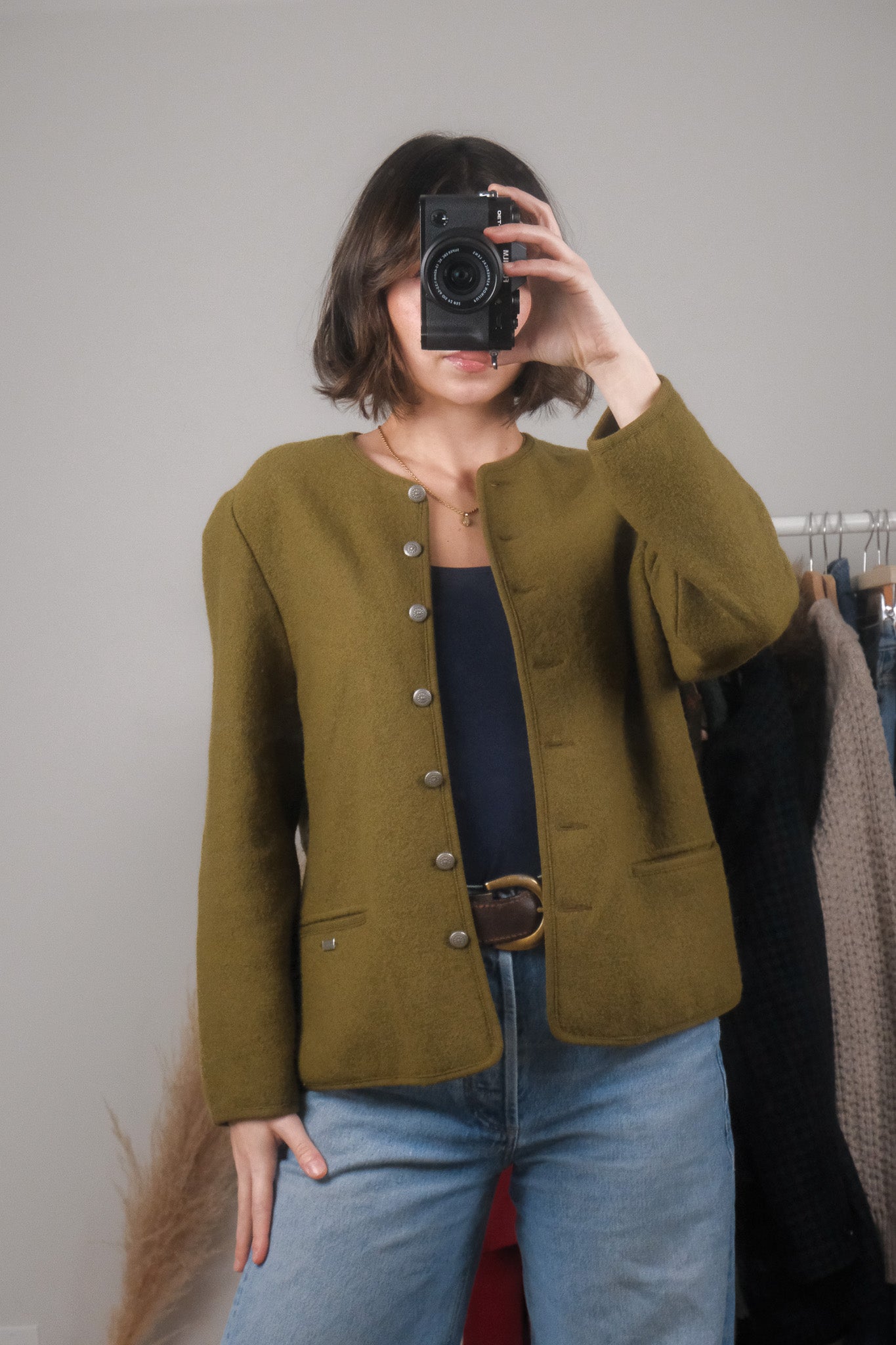 Made in Austria x Vintage x Wool Shacket (S/M)