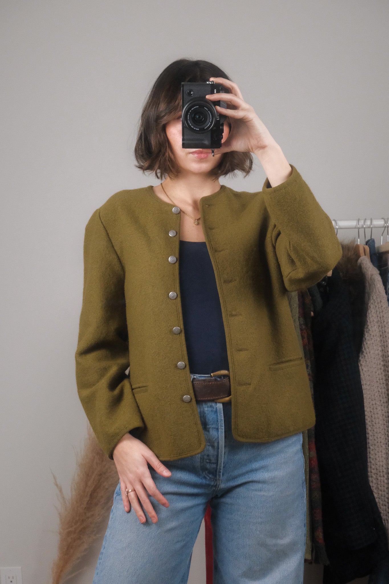 Made in Austria x Vintage x Wool Shacket (S/M)