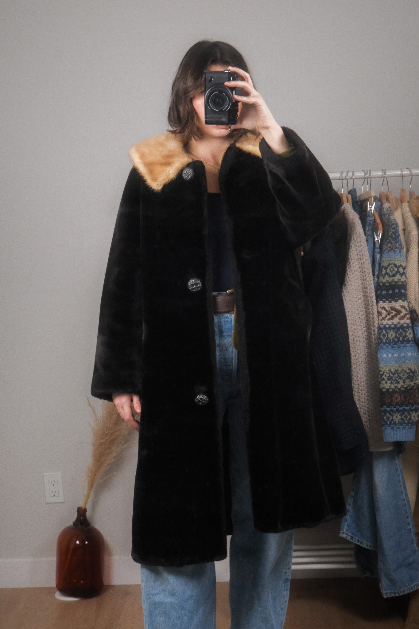 Vintage x Faux Fur Jacket (M)