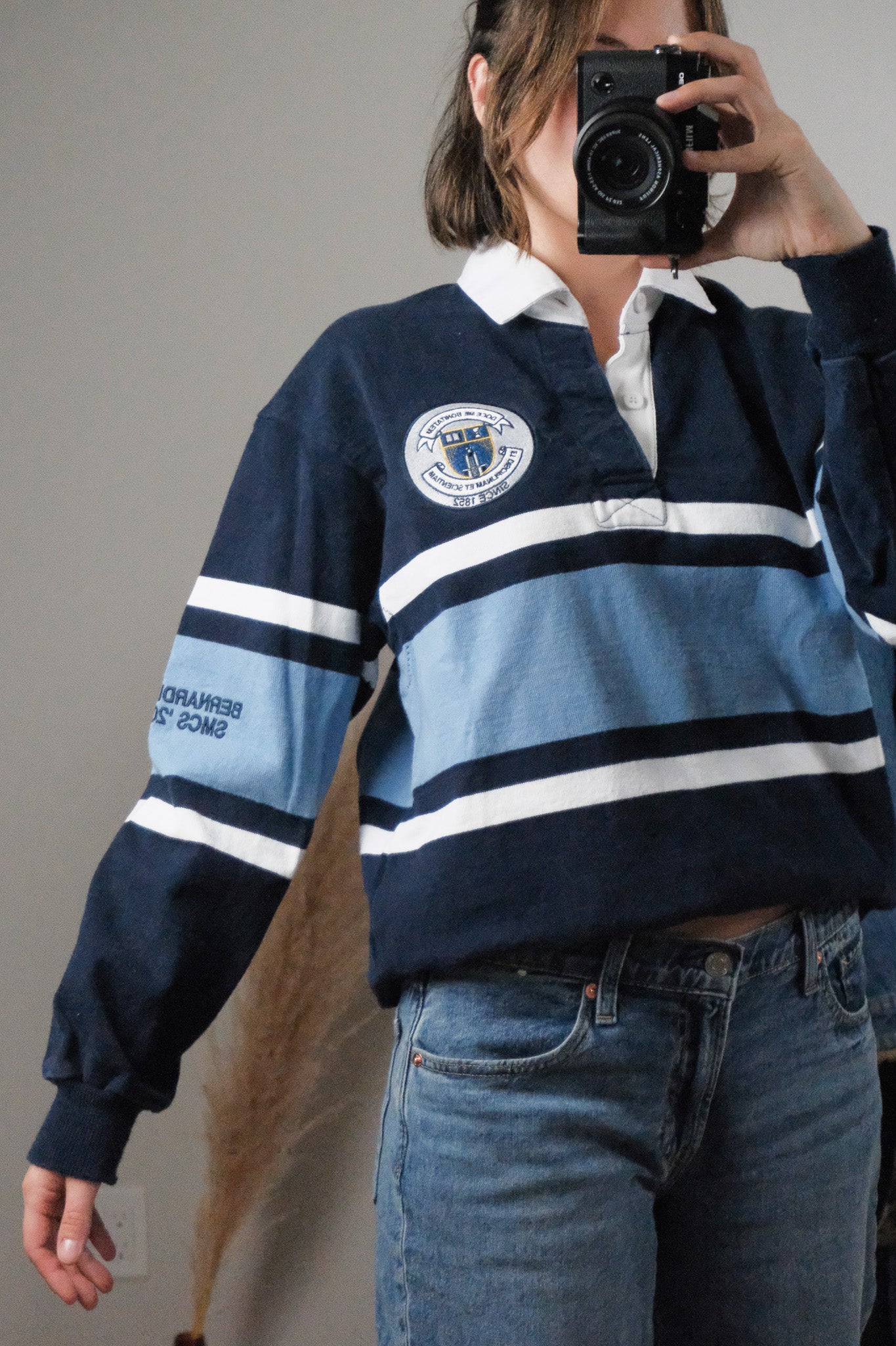 Made in Canada x Cotton Rugby Polo Top (M/L)