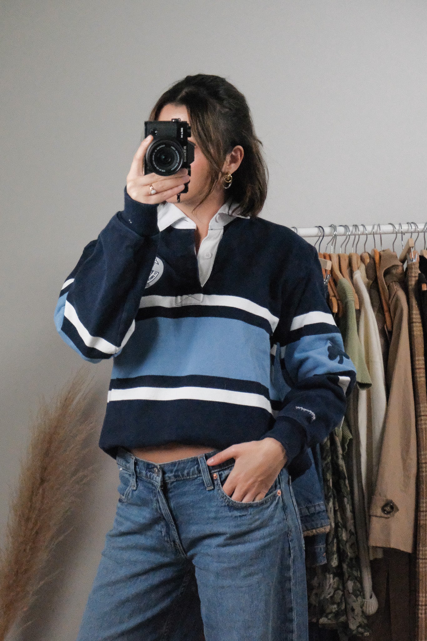 Made in Canada x Cotton Rugby Polo Top (M/L)