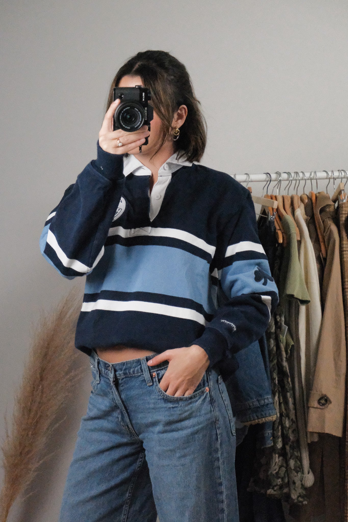 Made in Canada x Cotton Rugby Polo Top (M/L)