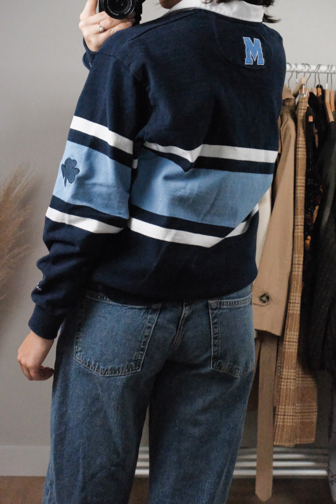 Made in Canada x Cotton Rugby Polo Top (M/L)