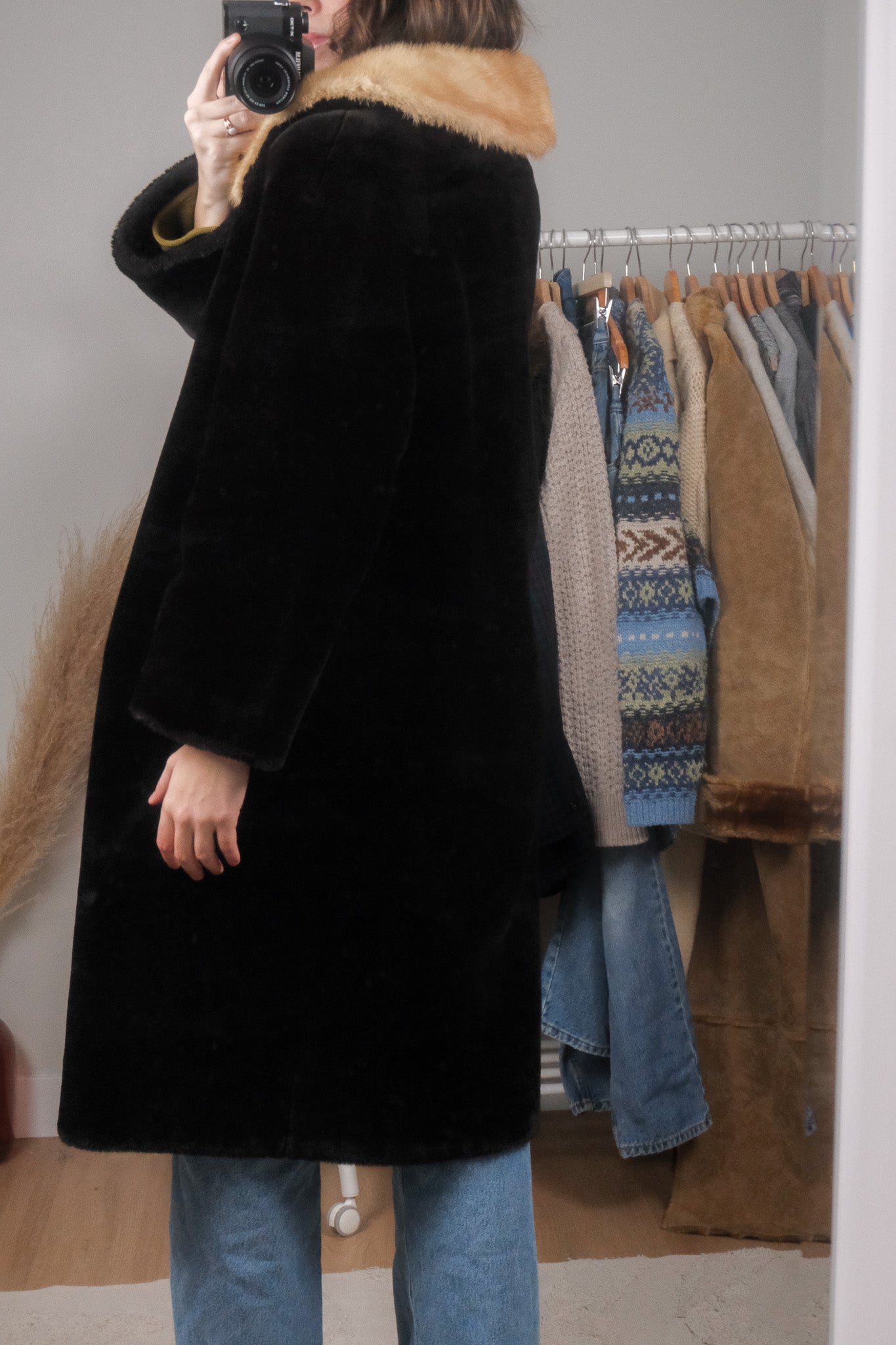 Vintage x Faux Fur Jacket (M)