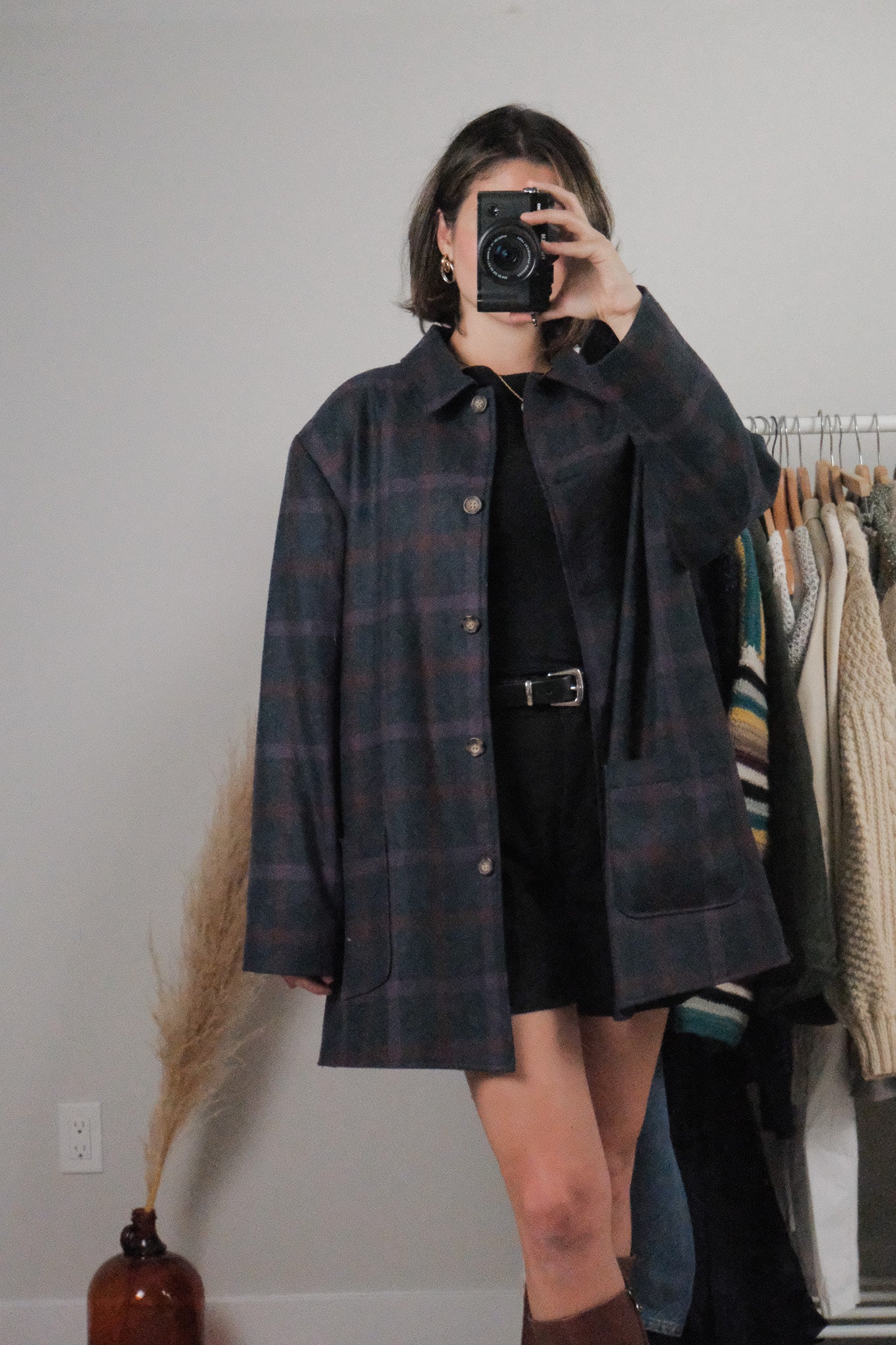 Vintage x Wool Blend Plaid Jacket (14)