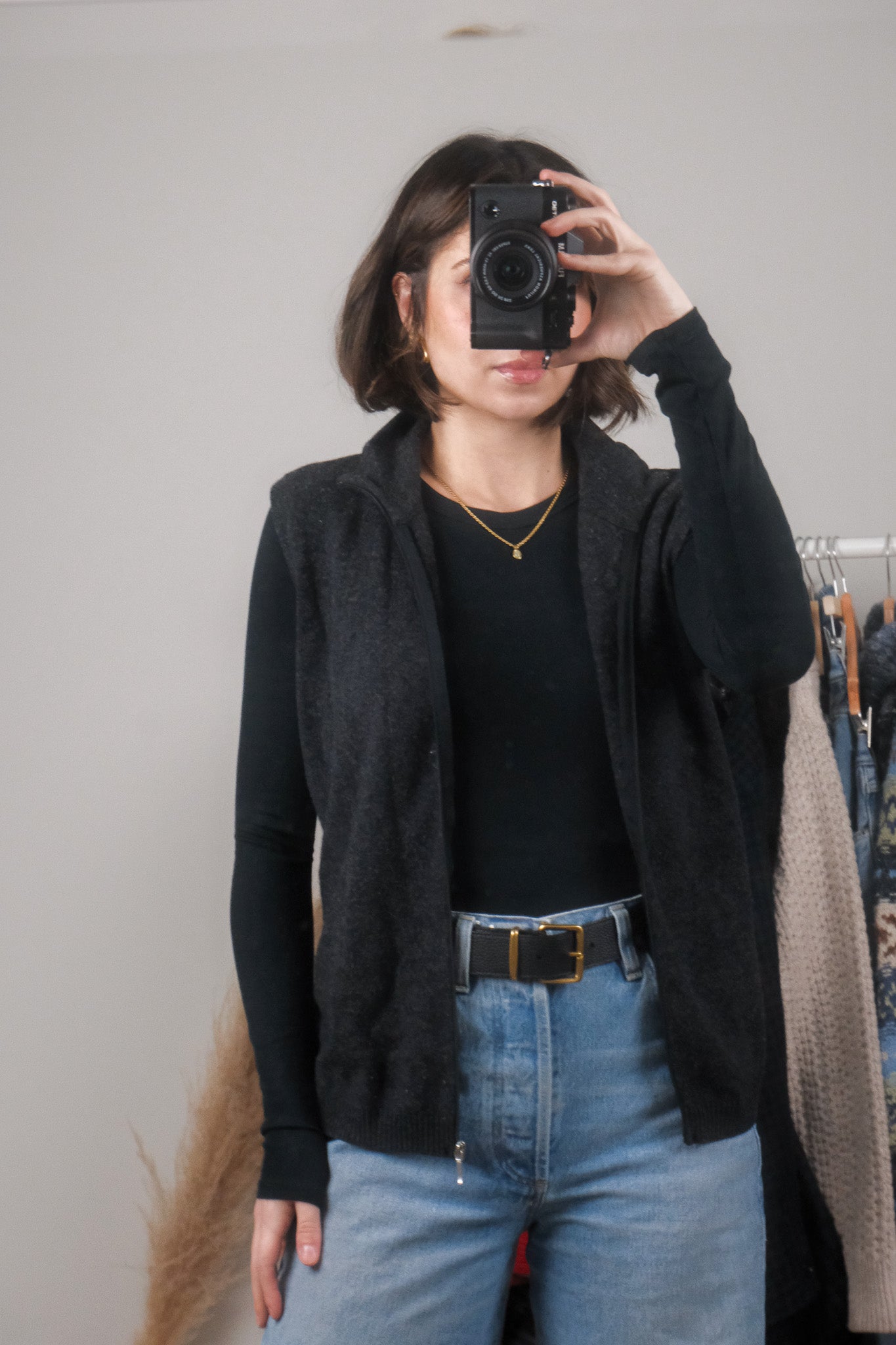 Made in Italy x Vintage x Wool Zip Up Vest (M/L)