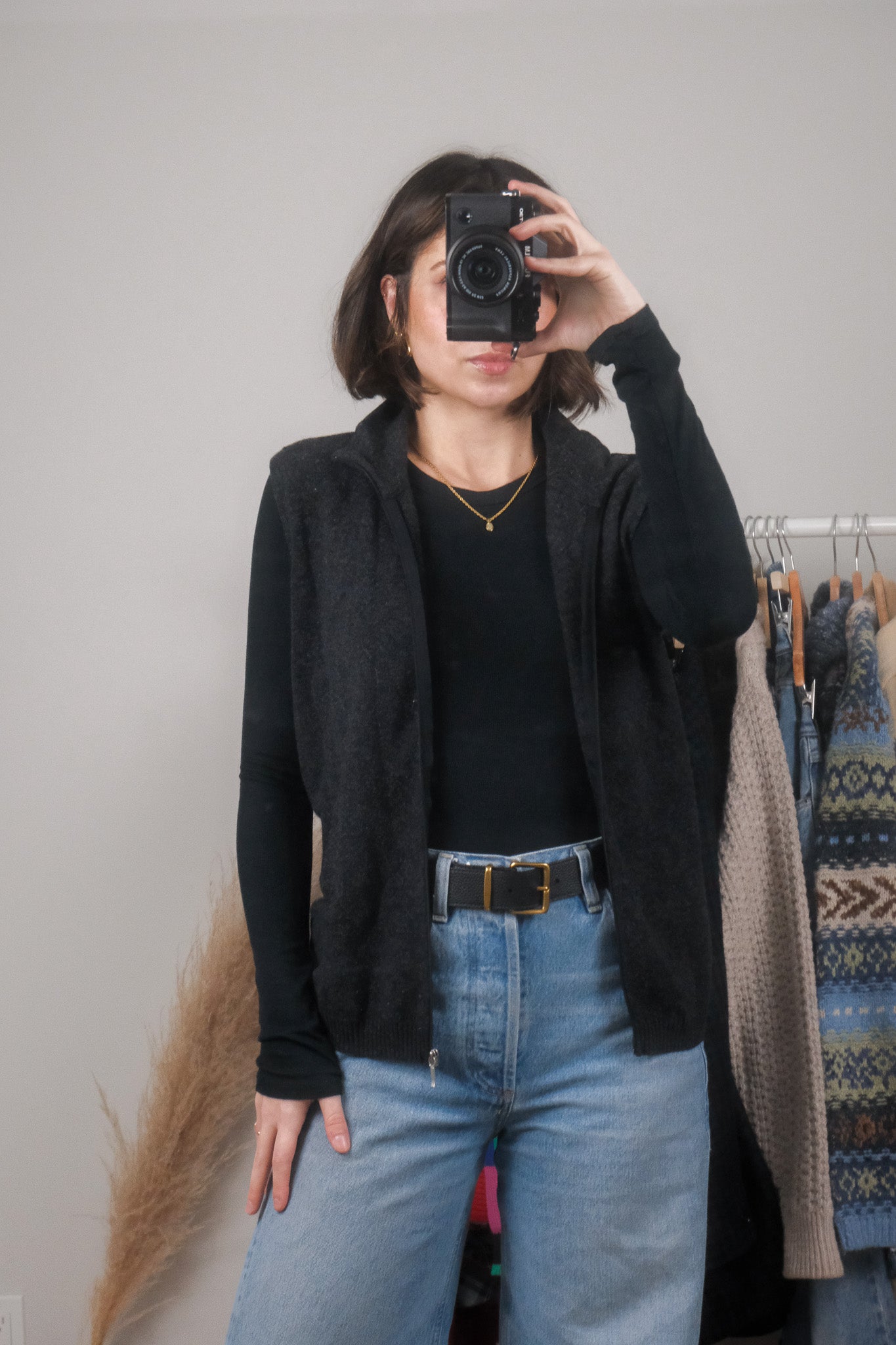 Made in Italy x Vintage x Wool Zip Up Vest (M/L)