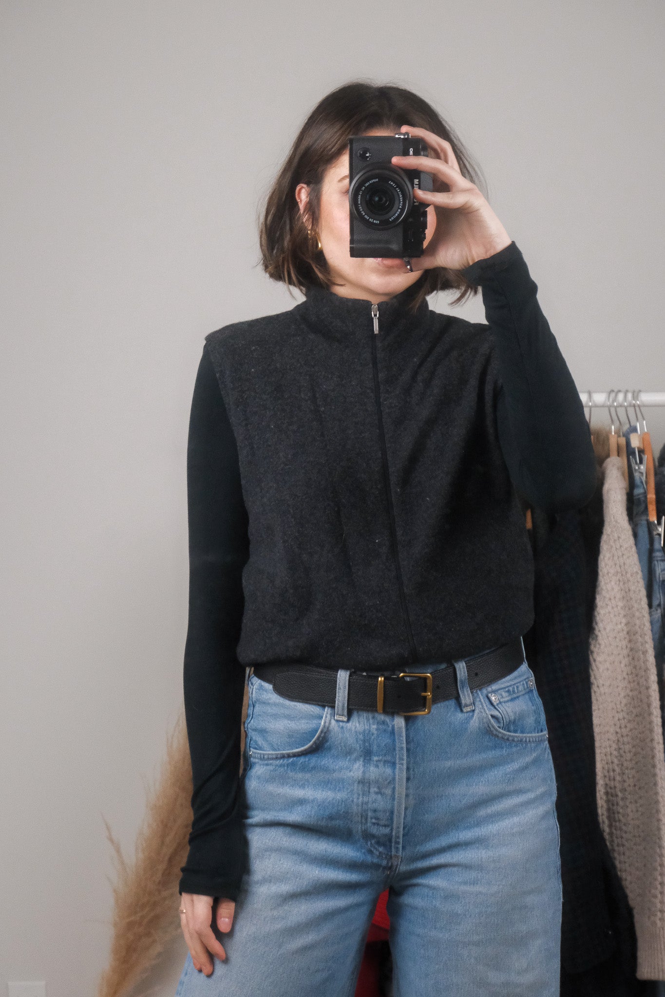 Made in Italy x Vintage x Wool Zip Up Vest (M/L)