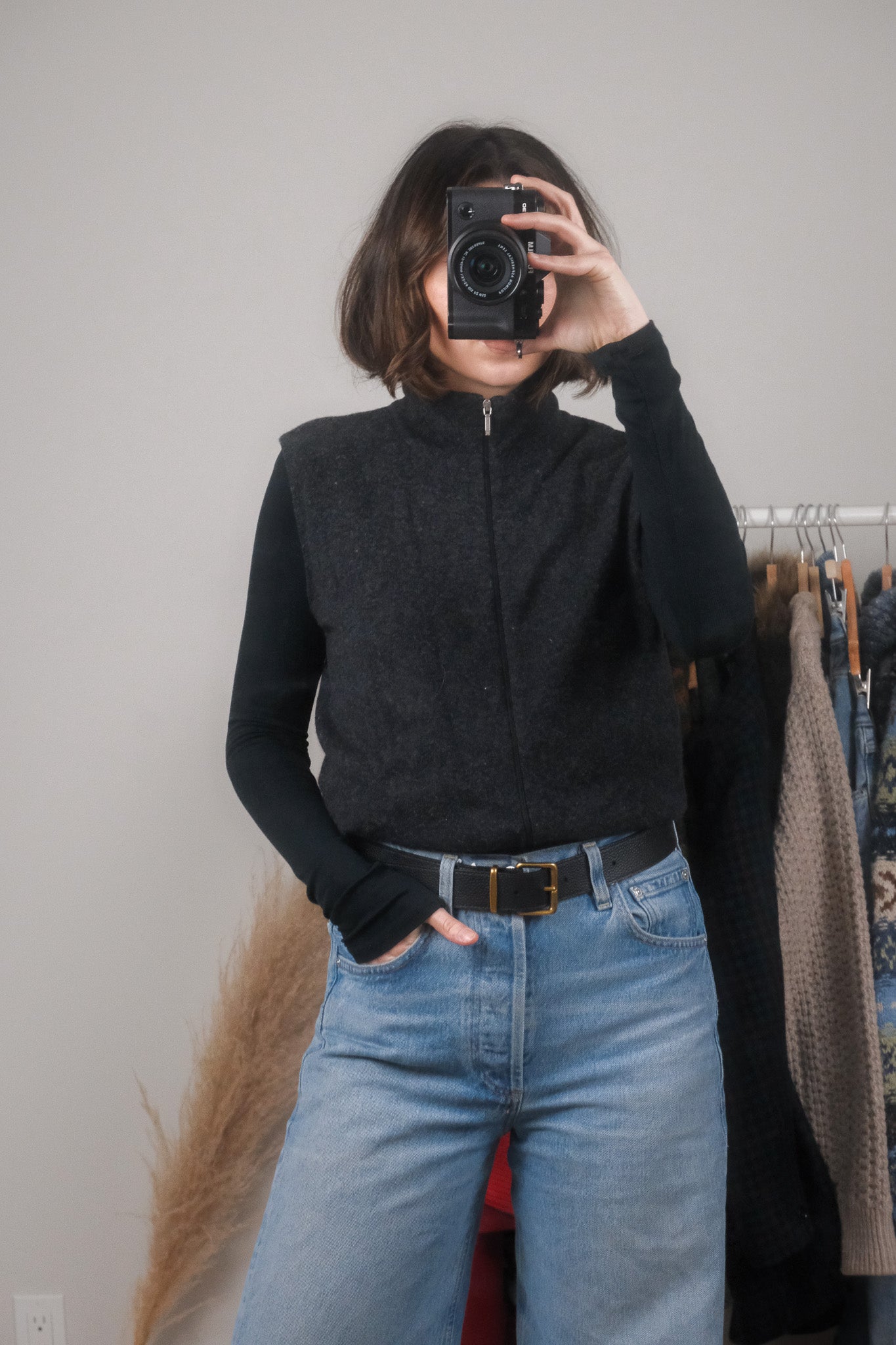 Made in Italy x Vintage x Wool Zip Up Vest (M/L)