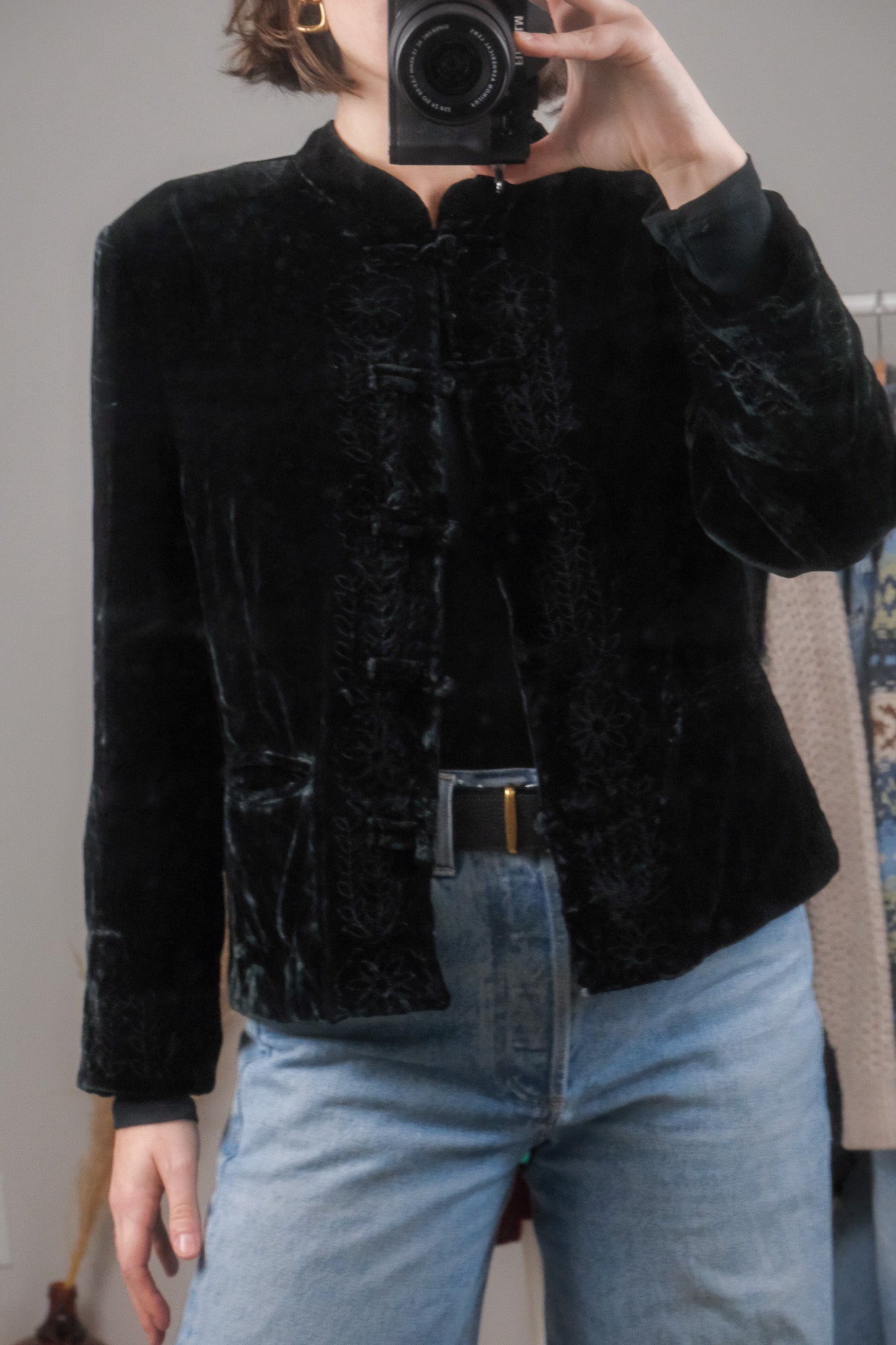 Vintage x Silk Blend Velvet Jacket (M/L)