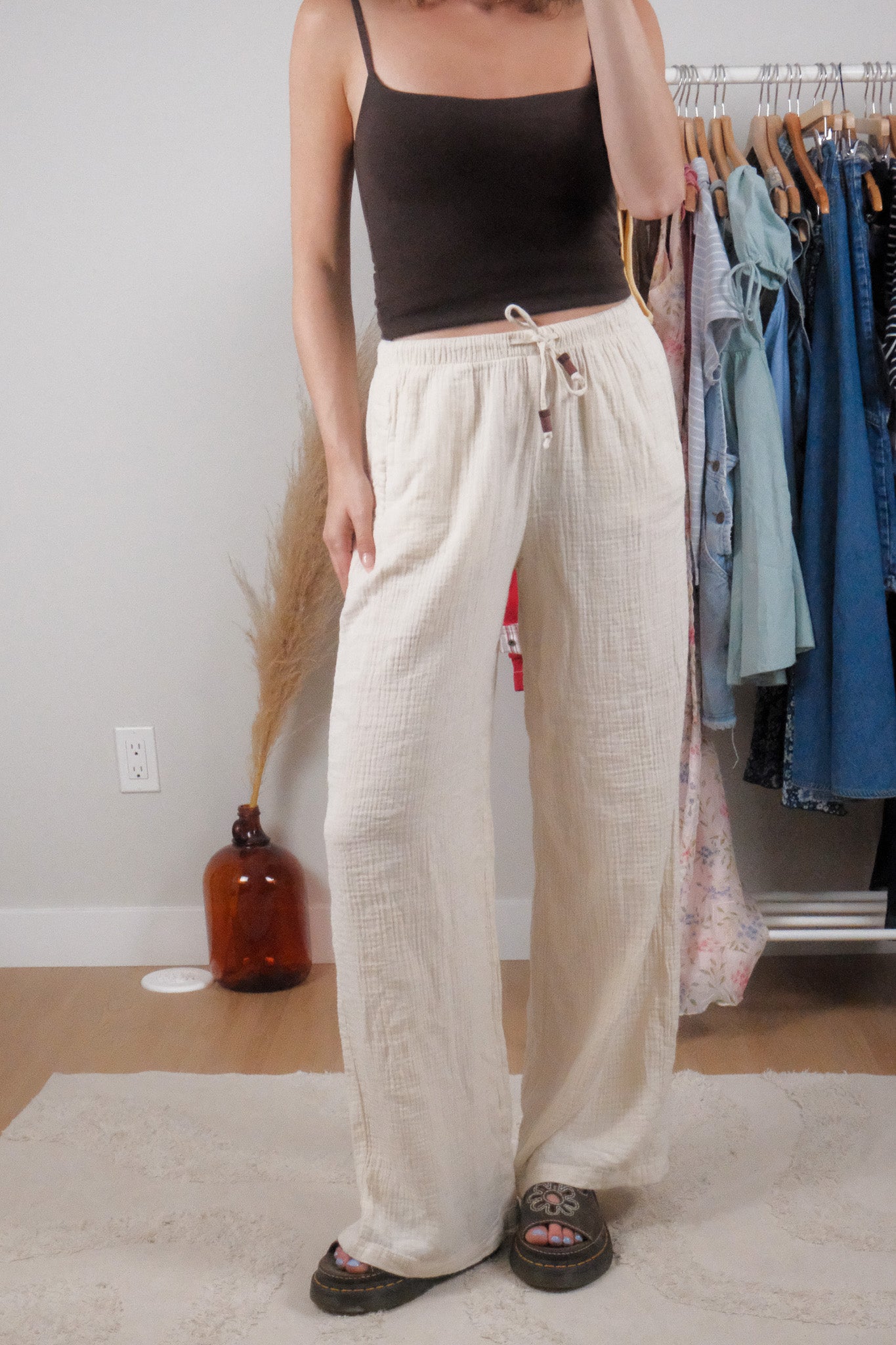 Modern x 100% Cotton Gauze Pants (S)
