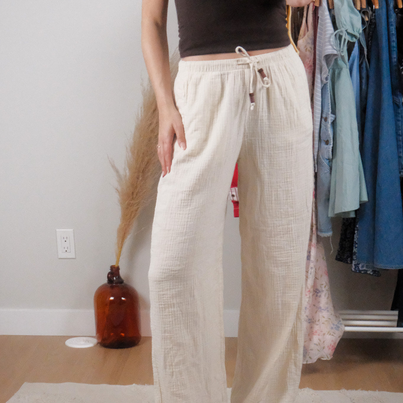 Modern x 100% Cotton Gauze Pants (S)