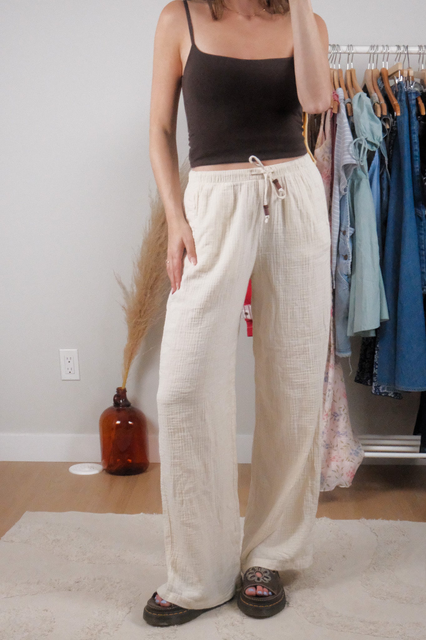 Modern x 100% Cotton Gauze Pants (S)