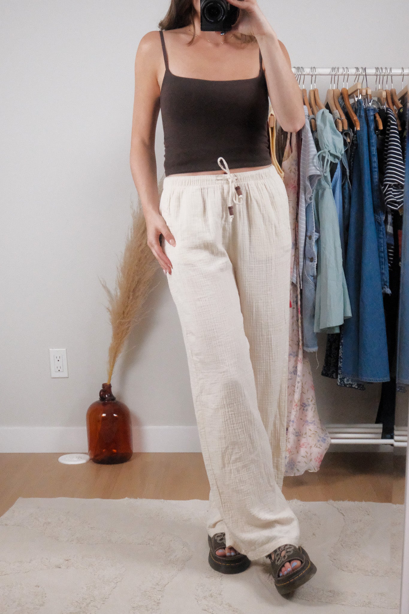 Modern x 100% Cotton Gauze Pants (S)