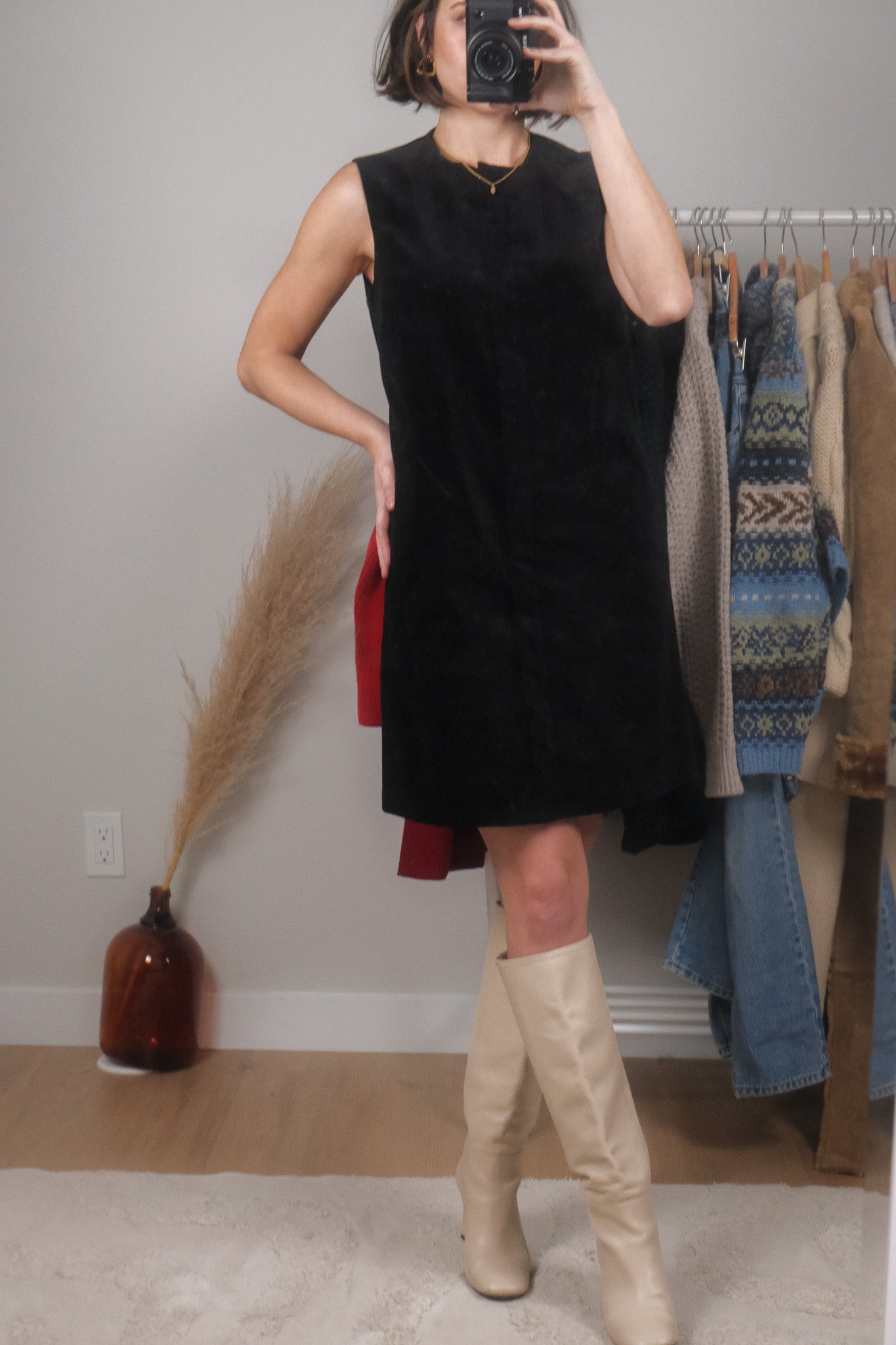 Vintage x Deadstock Velvet Dress (6)