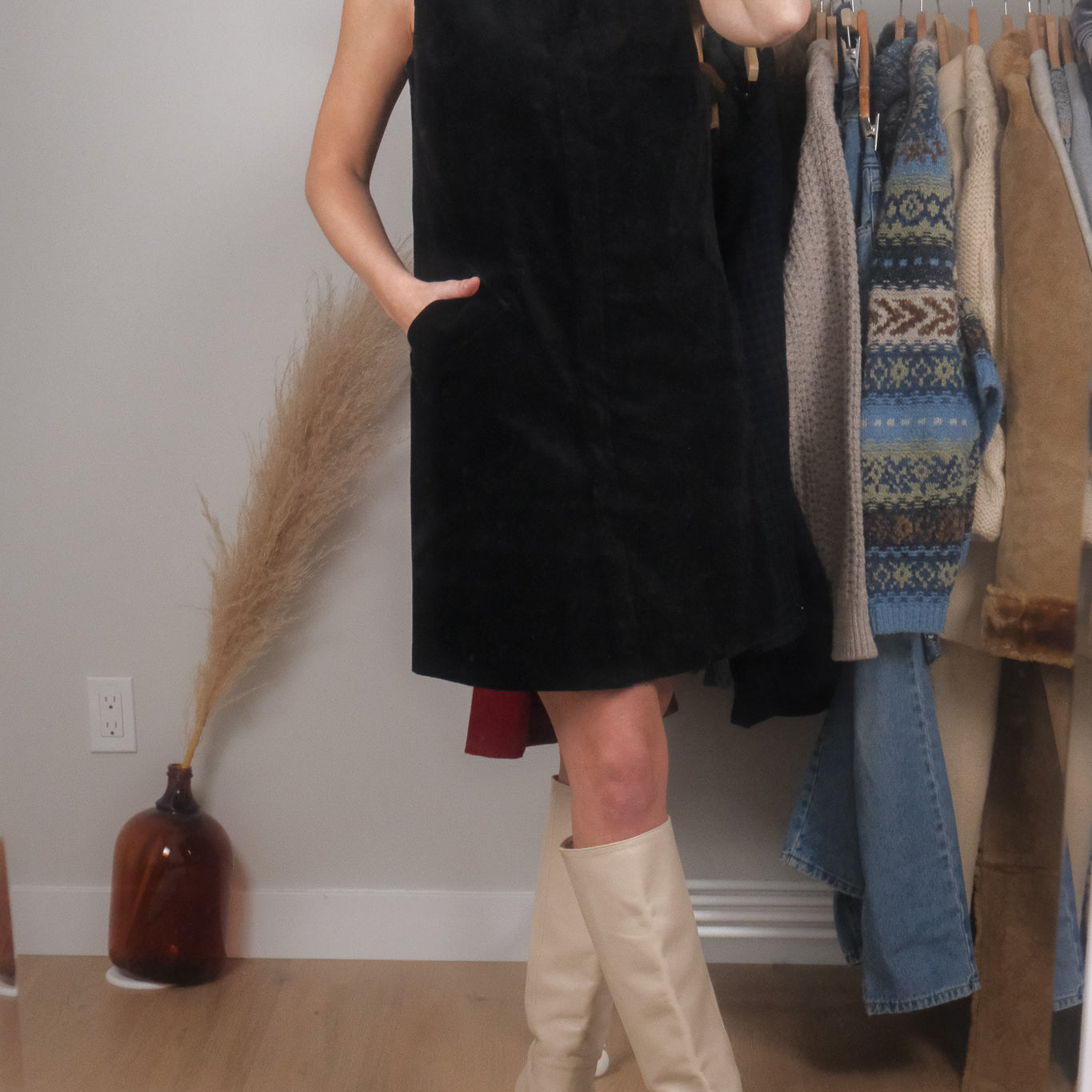 Vintage x Deadstock Velvet Dress (6)