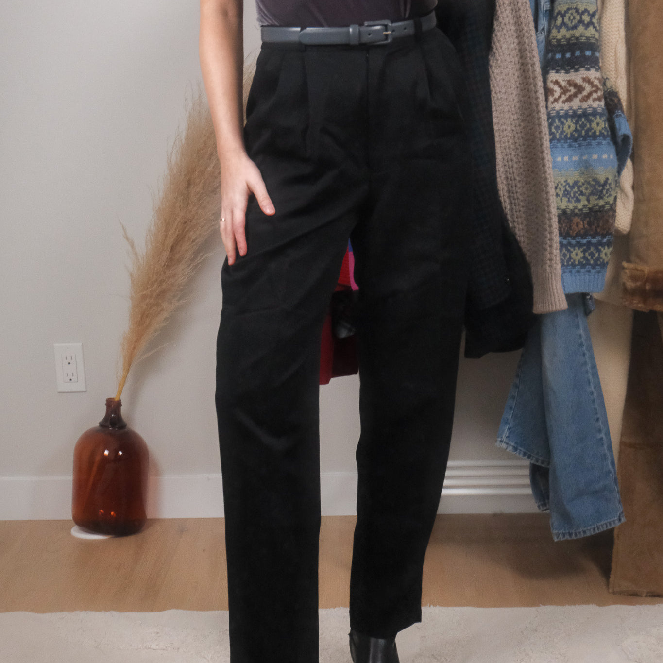 Vintage x Pure Wool Lined Trousers (4)