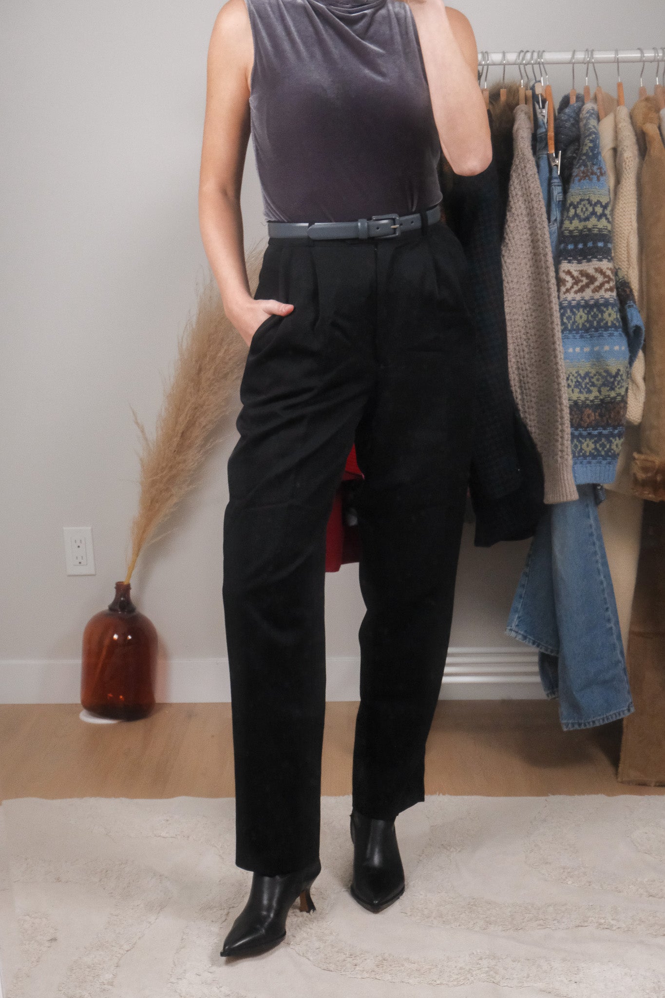 Vintage x Pure Wool Lined Trousers (4)