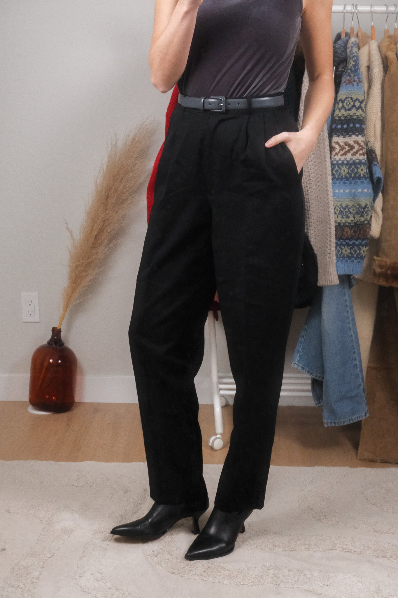 Vintage x Pure Wool Lined Trousers (4)