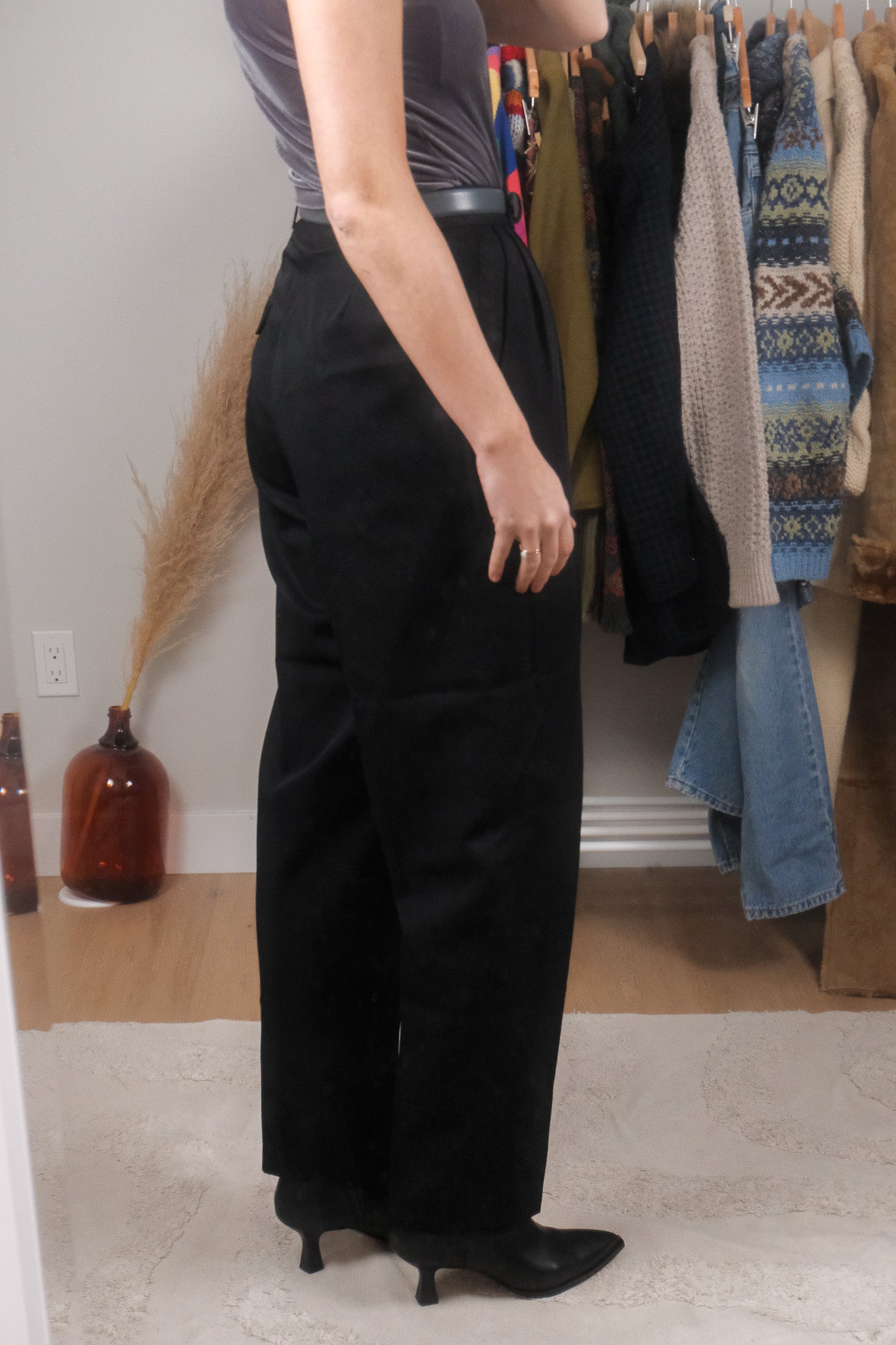 Vintage x Pure Wool Lined Trousers (4)