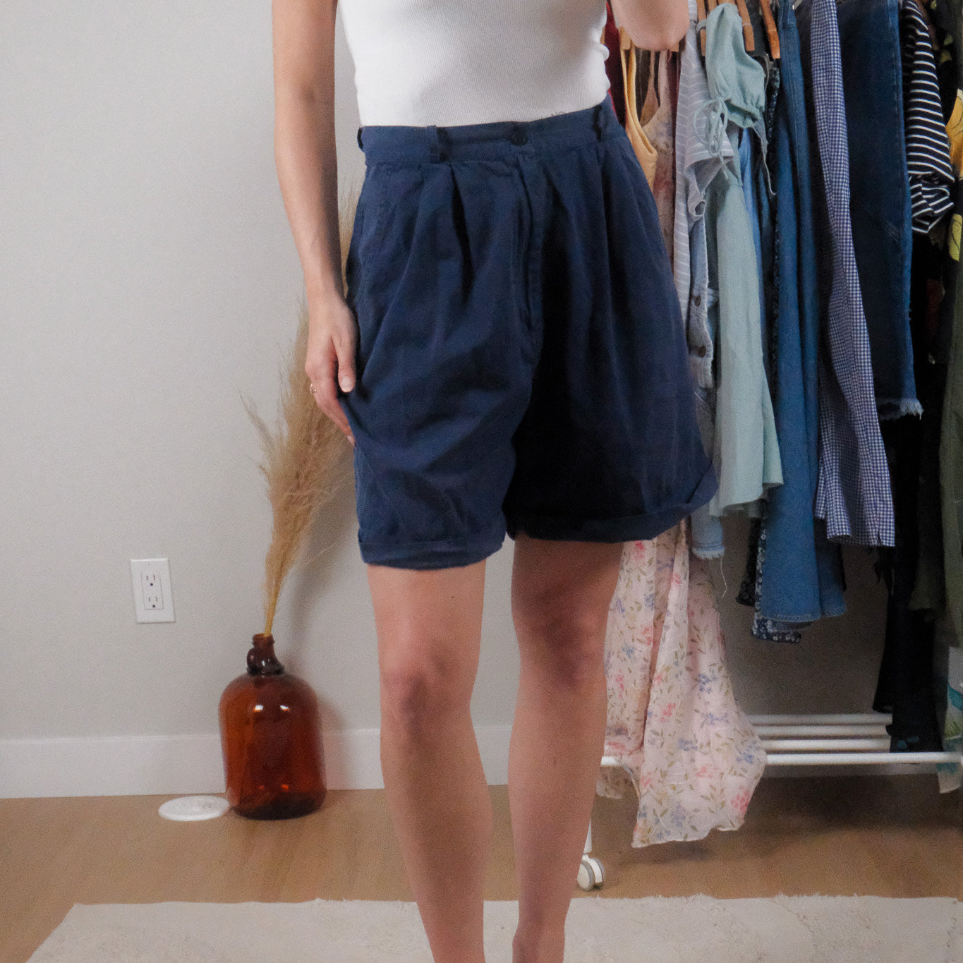 Made in Canada x Vintage x Cotton Pleated Shorts (10)