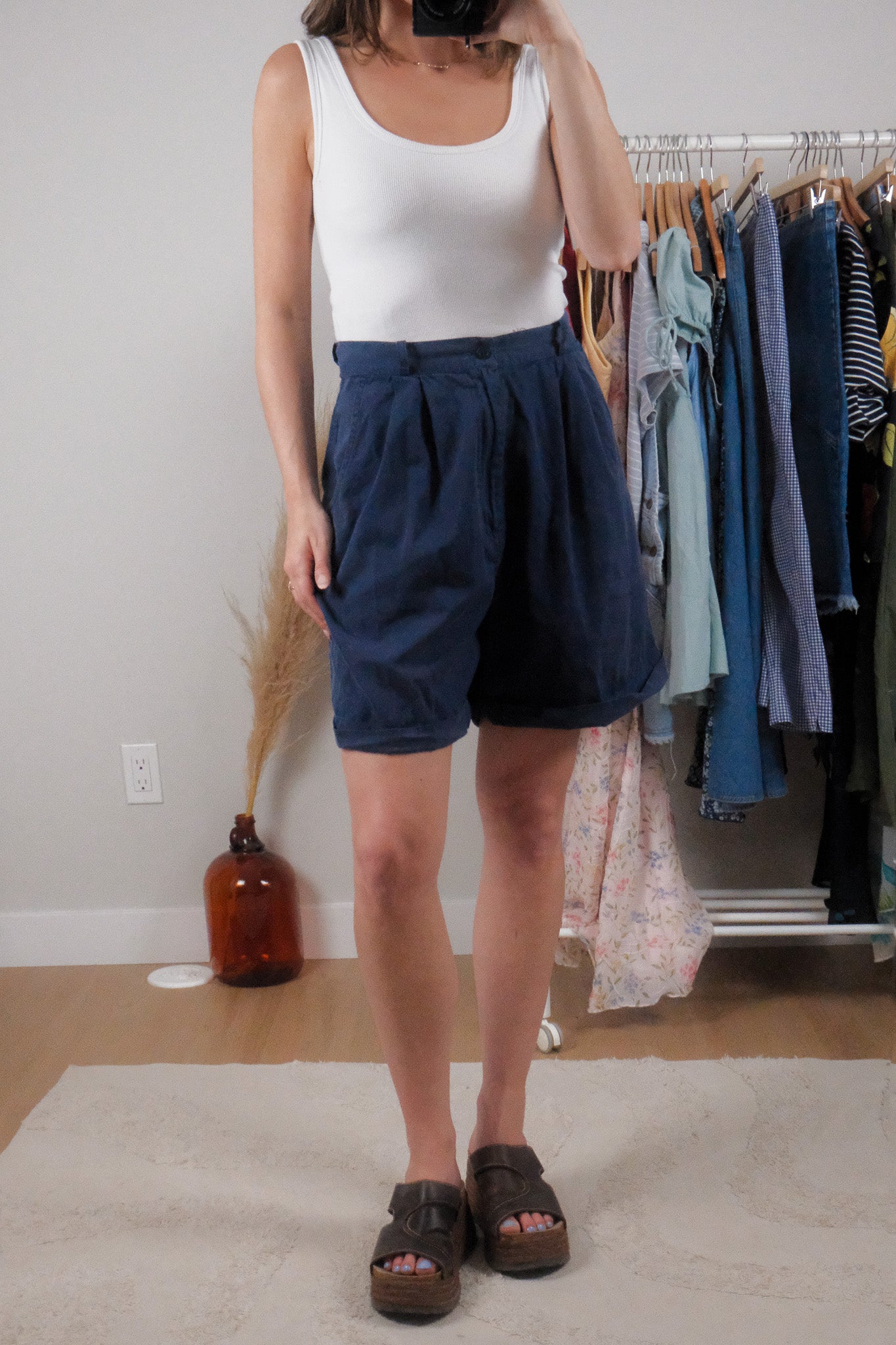 Made in Canada x Vintage x Cotton Pleated Shorts (10)