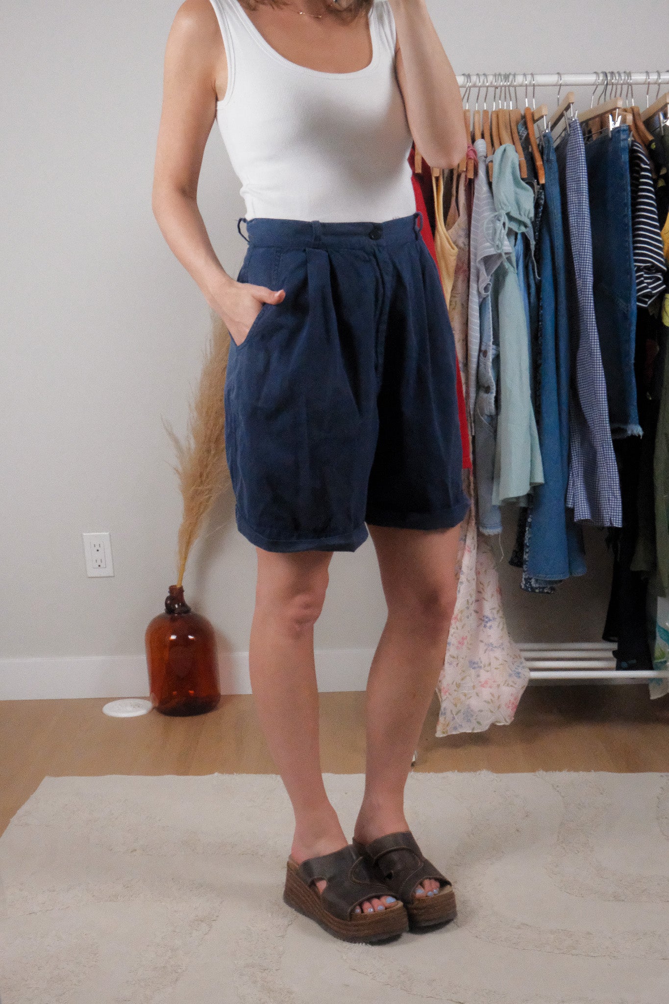 Made in Canada x Vintage x Cotton Pleated Shorts (10)