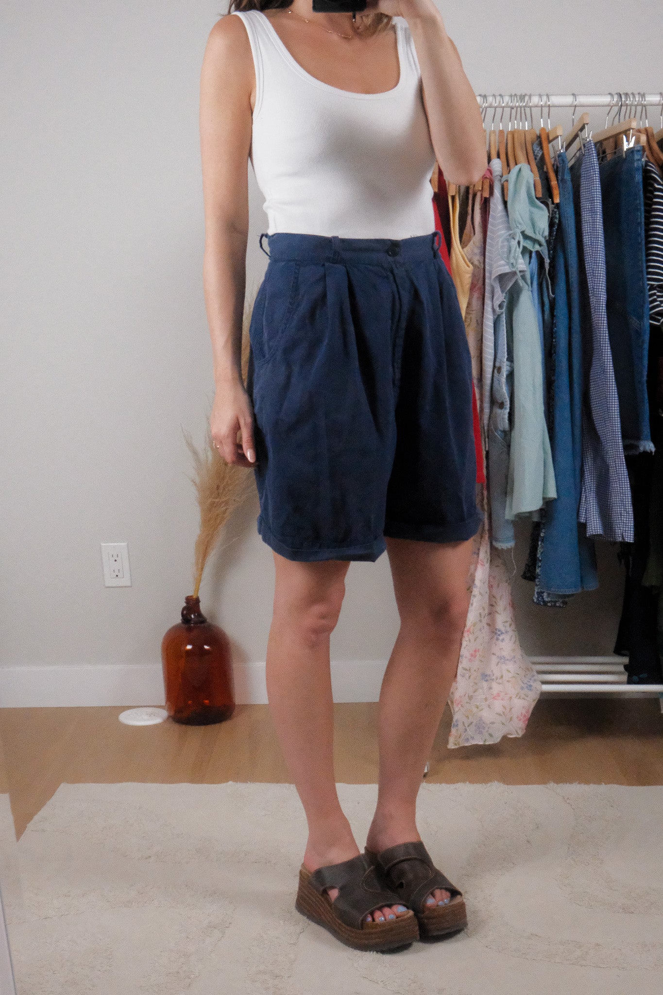 Made in Canada x Vintage x Cotton Pleated Shorts (10)