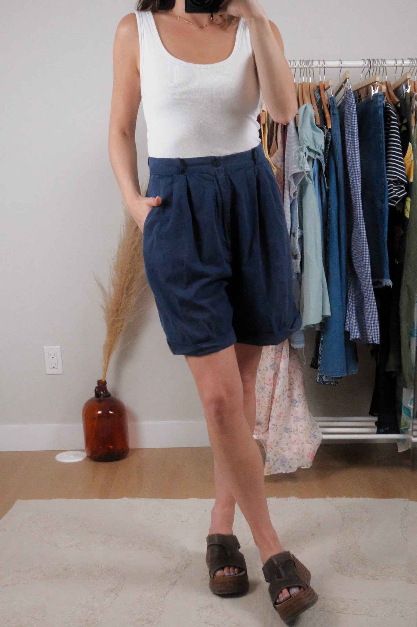 Made in Canada x Vintage x Cotton Pleated Shorts (10)