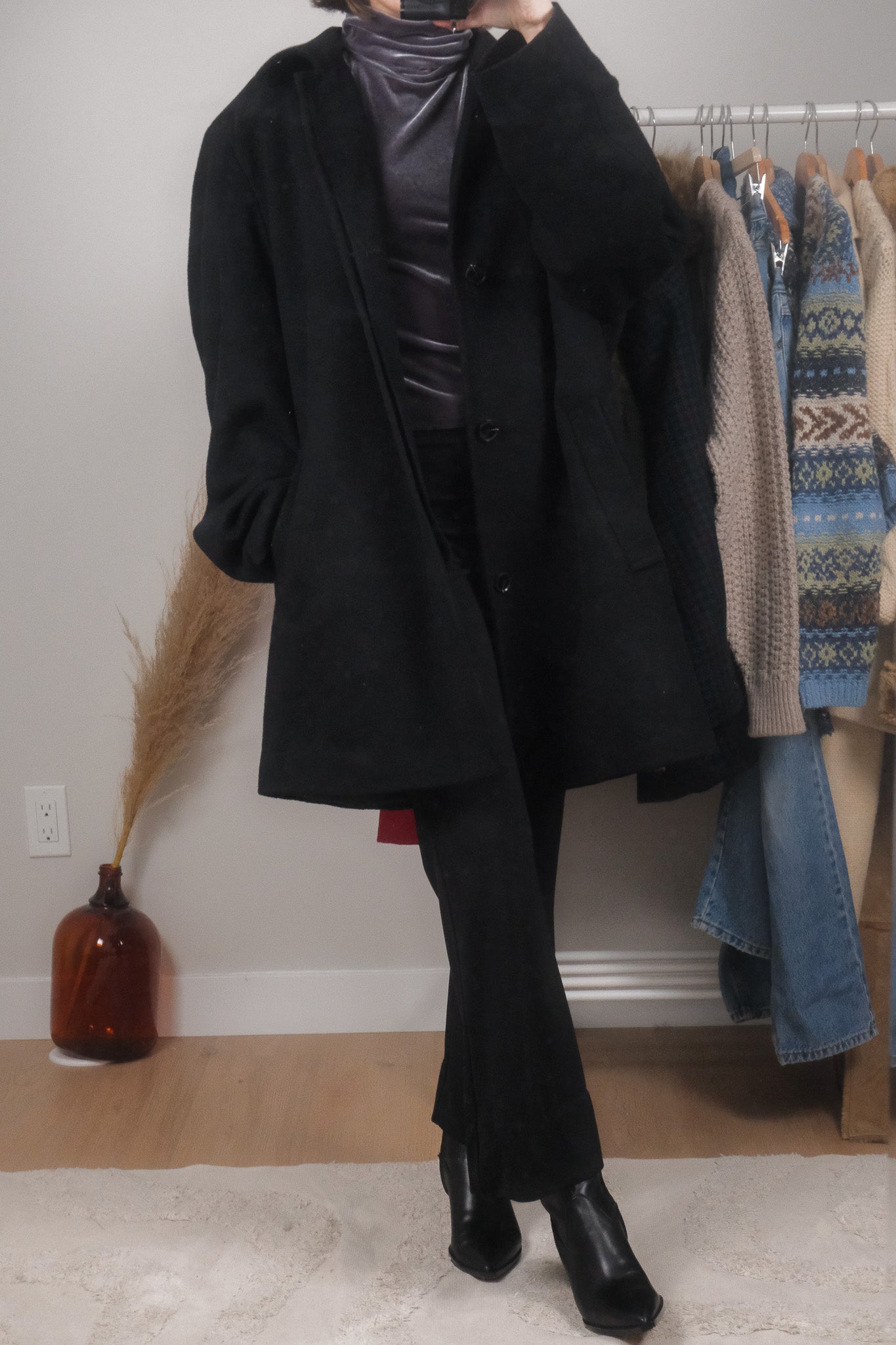 Vintage x Wool & Cashmere Blend Coat (L/XL)