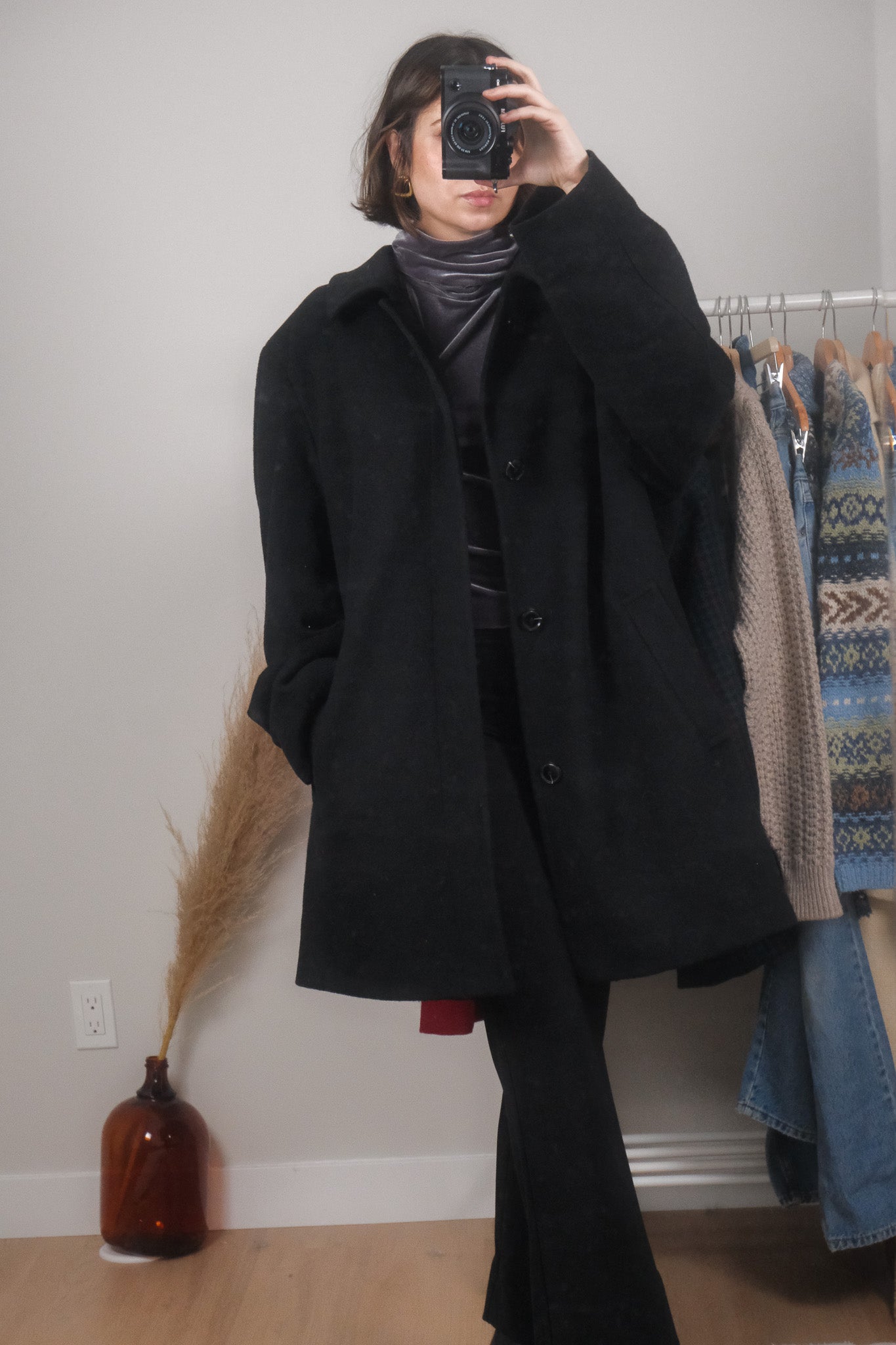 Vintage x Wool & Cashmere Blend Coat (L/XL)