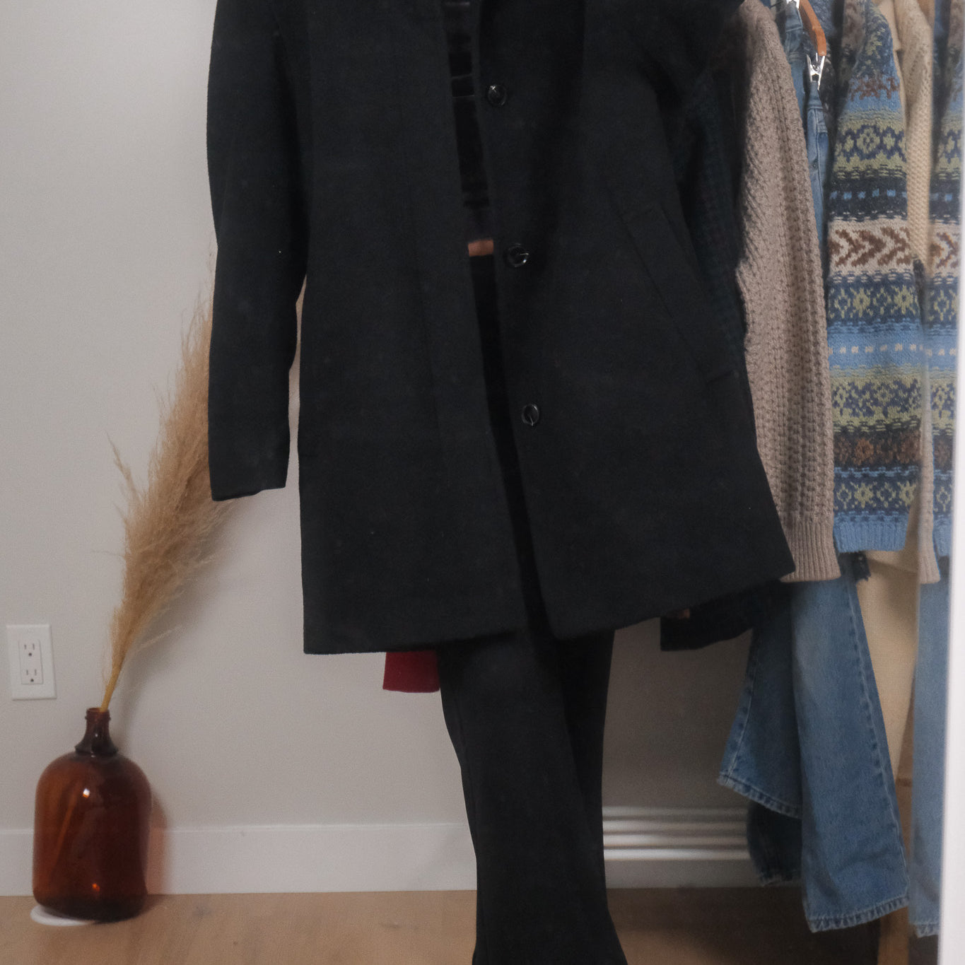 Vintage x Wool & Cashmere Blend Coat (L/XL)