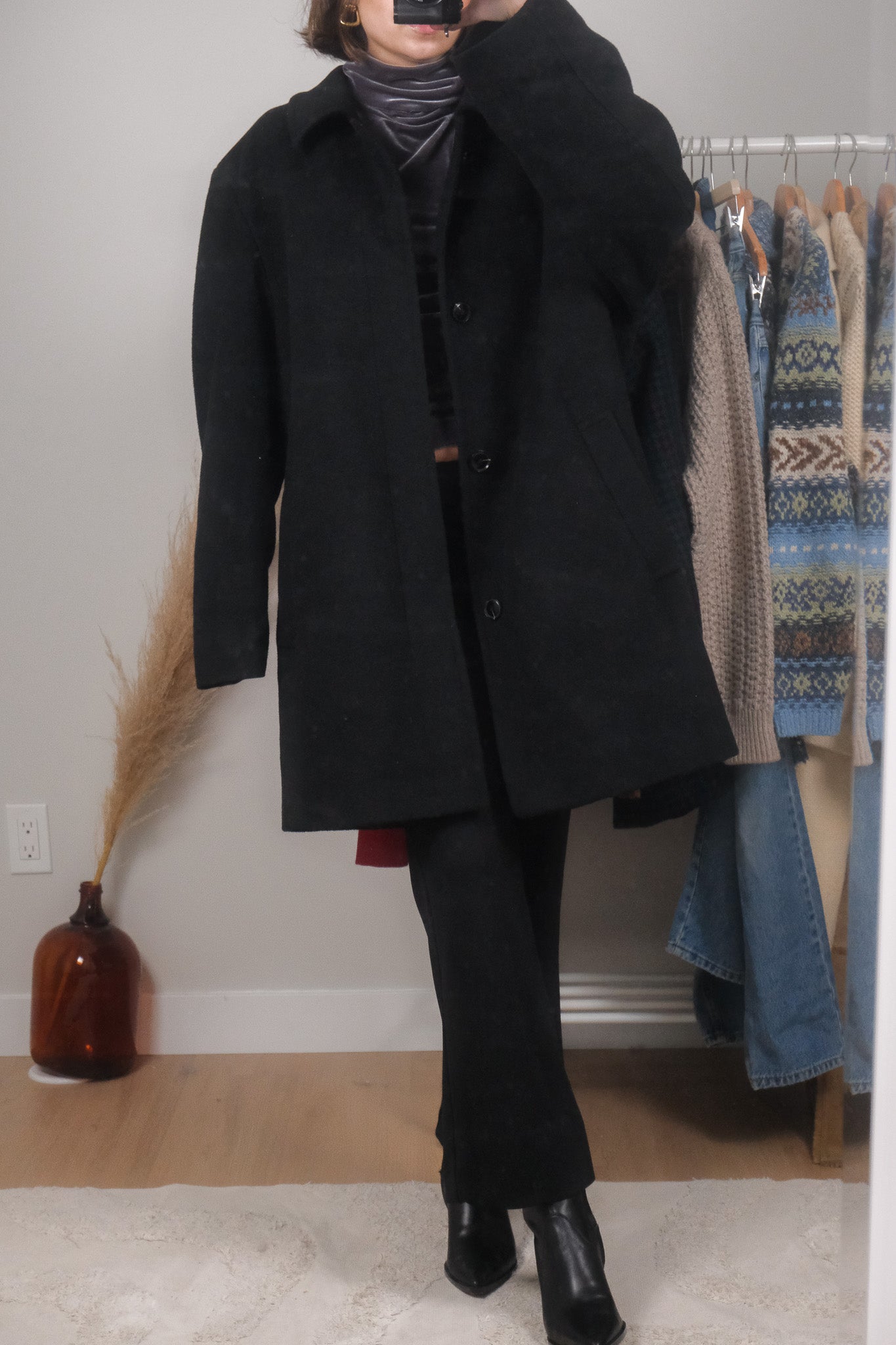 Vintage x Wool & Cashmere Blend Coat (L/XL)