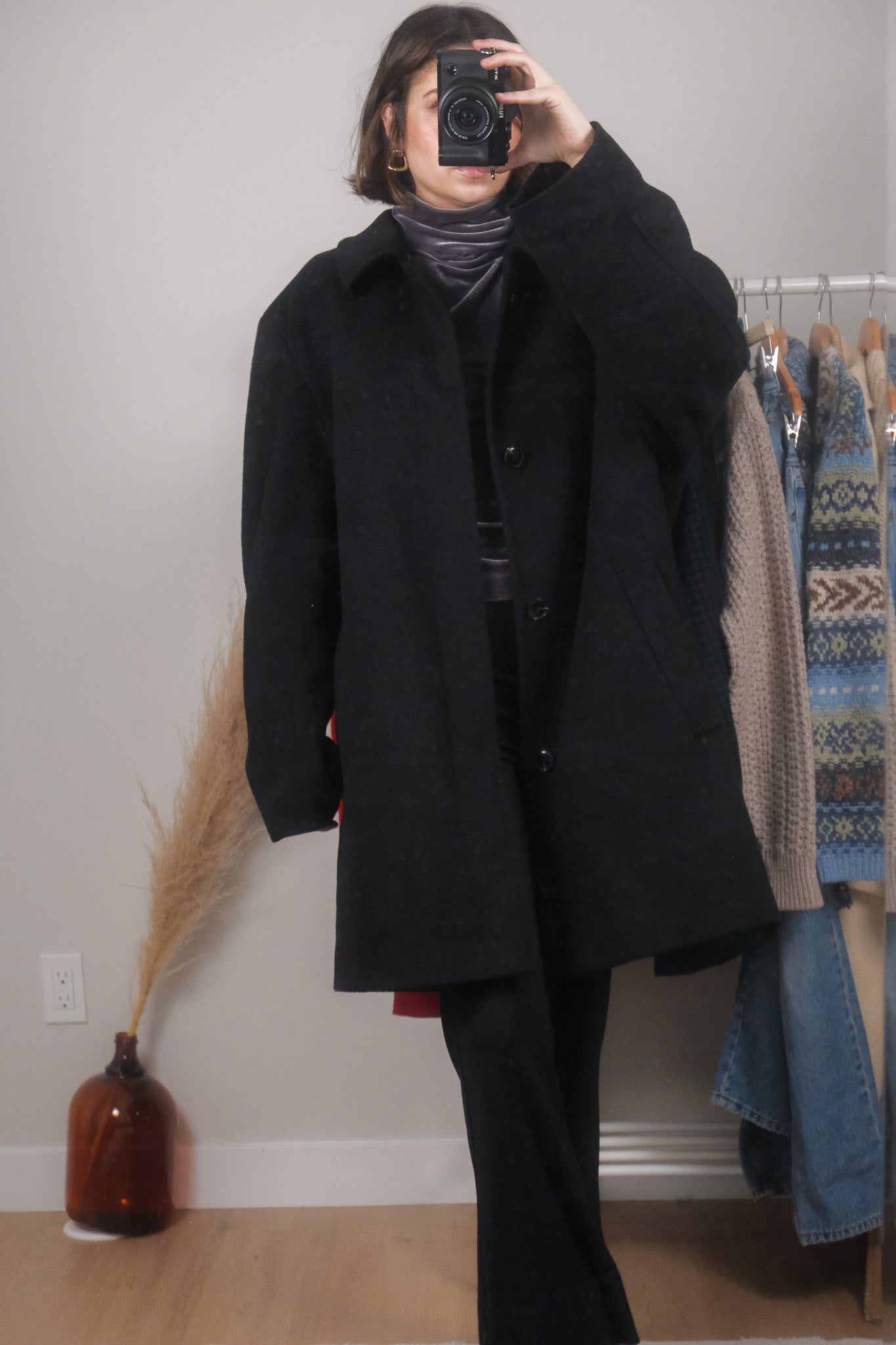 Vintage x Wool & Cashmere Blend Coat (L/XL)