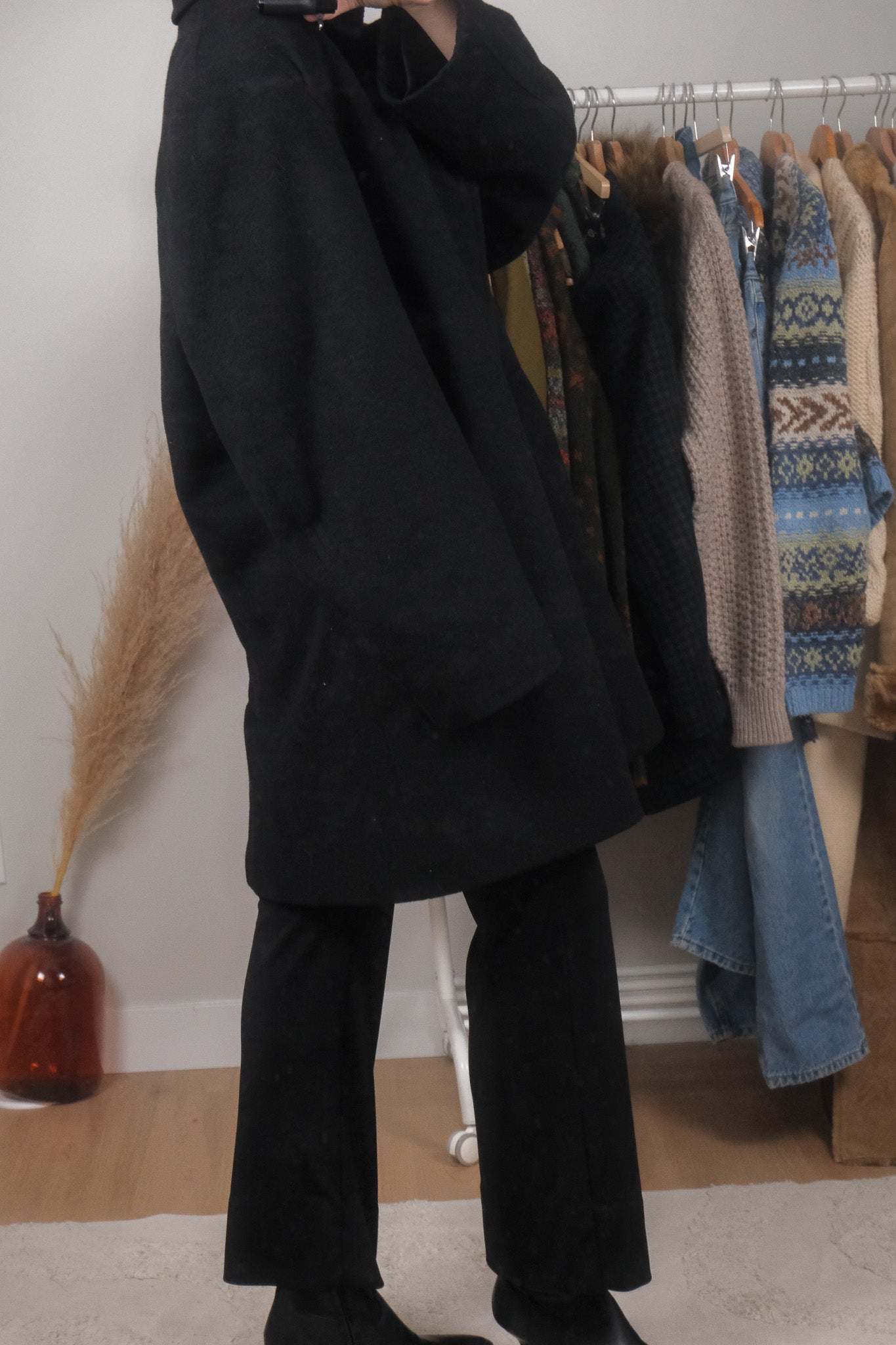 Vintage x Wool & Cashmere Blend Coat (L/XL)