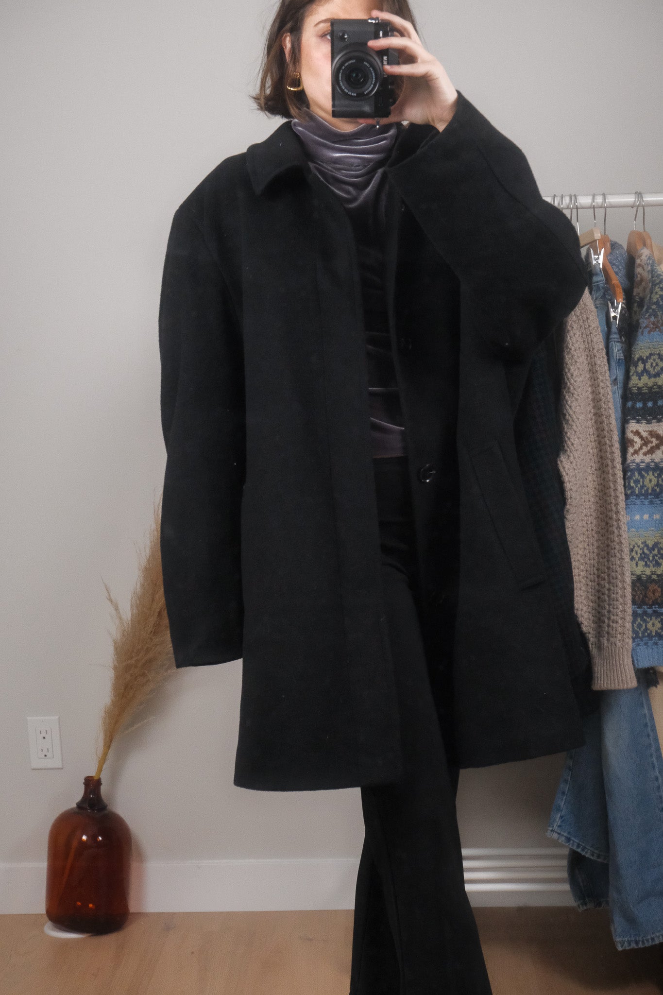 Vintage x Wool & Cashmere Blend Coat (L/XL)