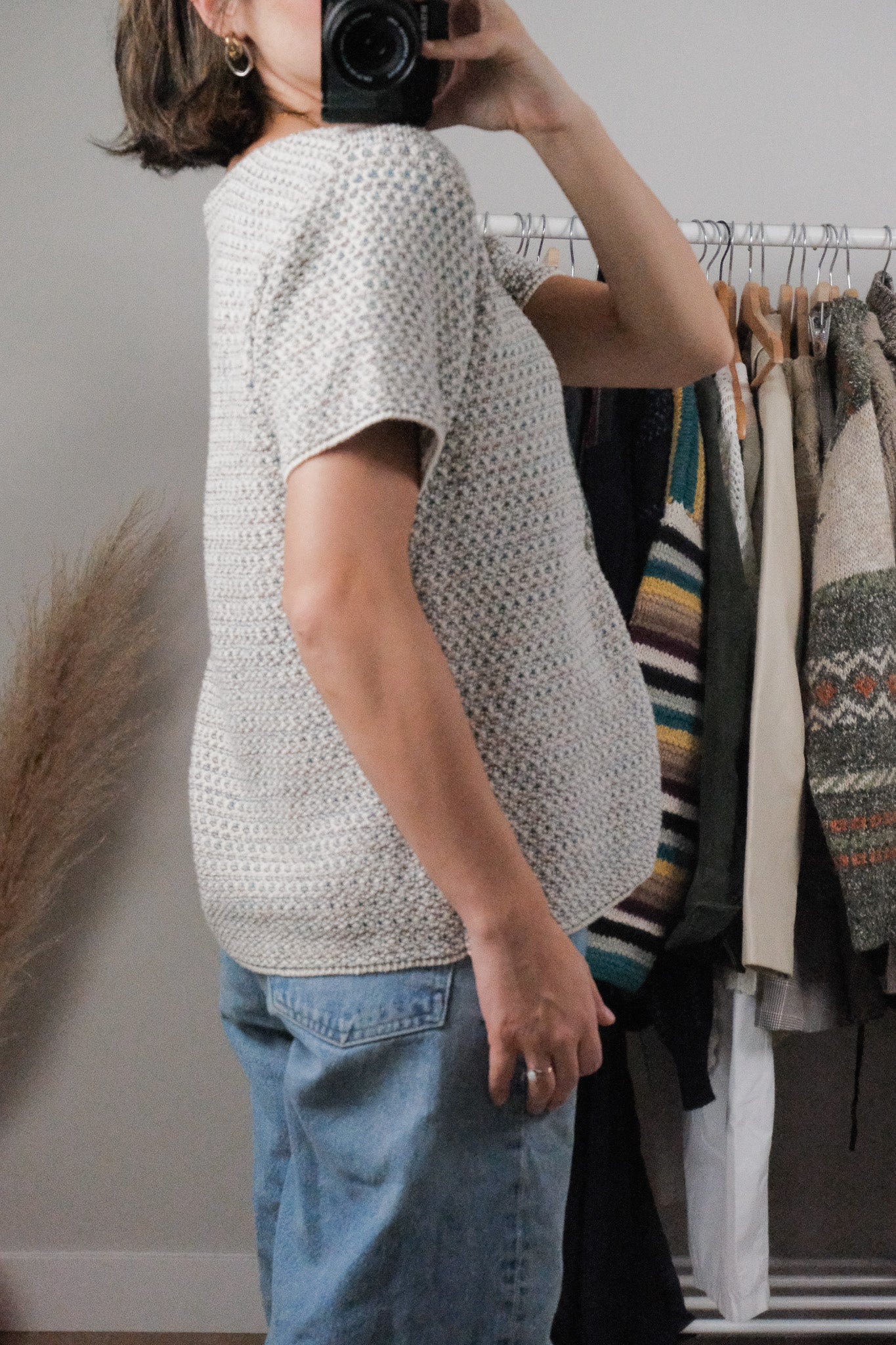 Made in USA x Vintage x Cotton Short Sleeve Knit (M)