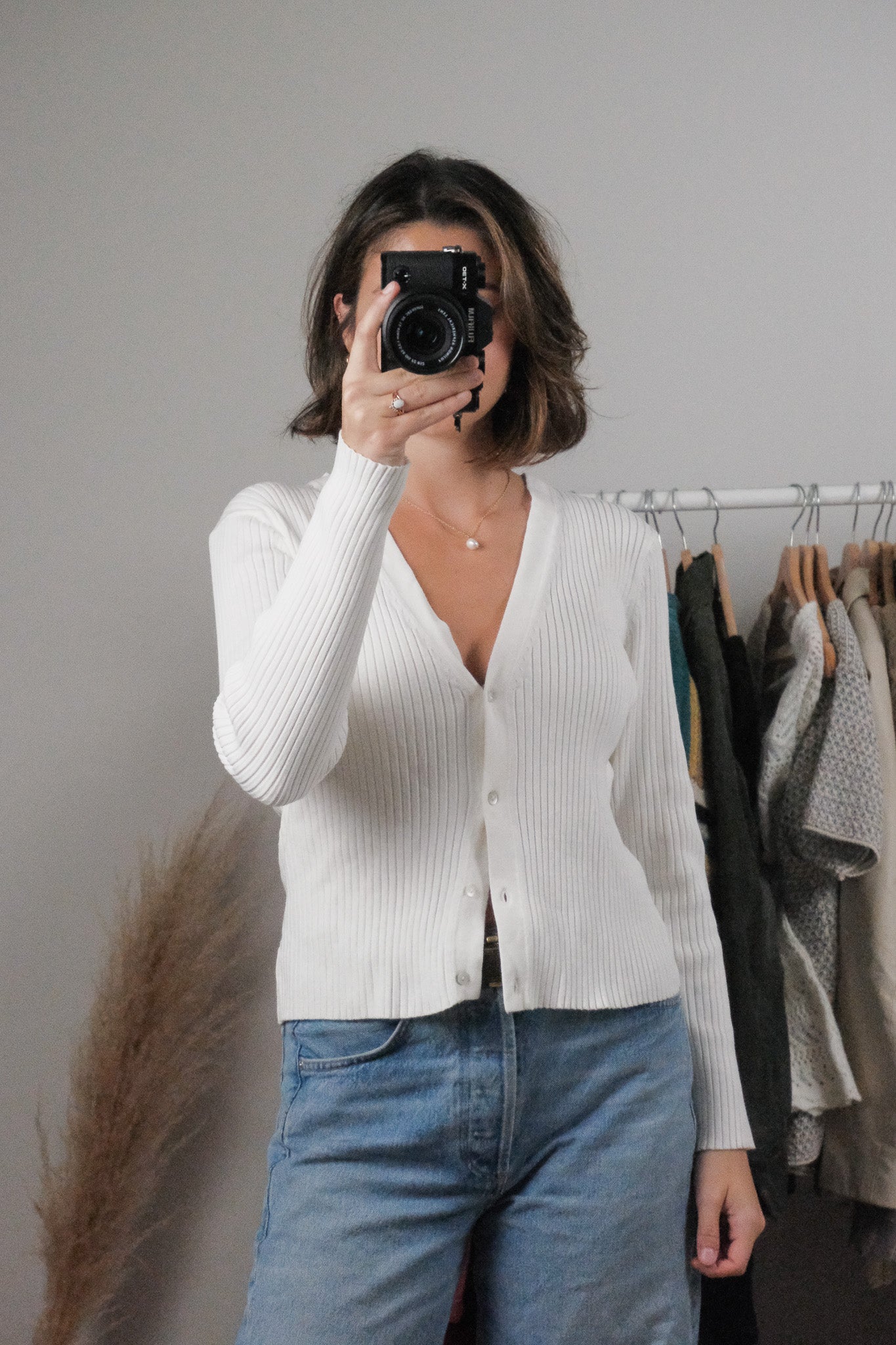 Vintage x Ribbed Cardigan (M/L)