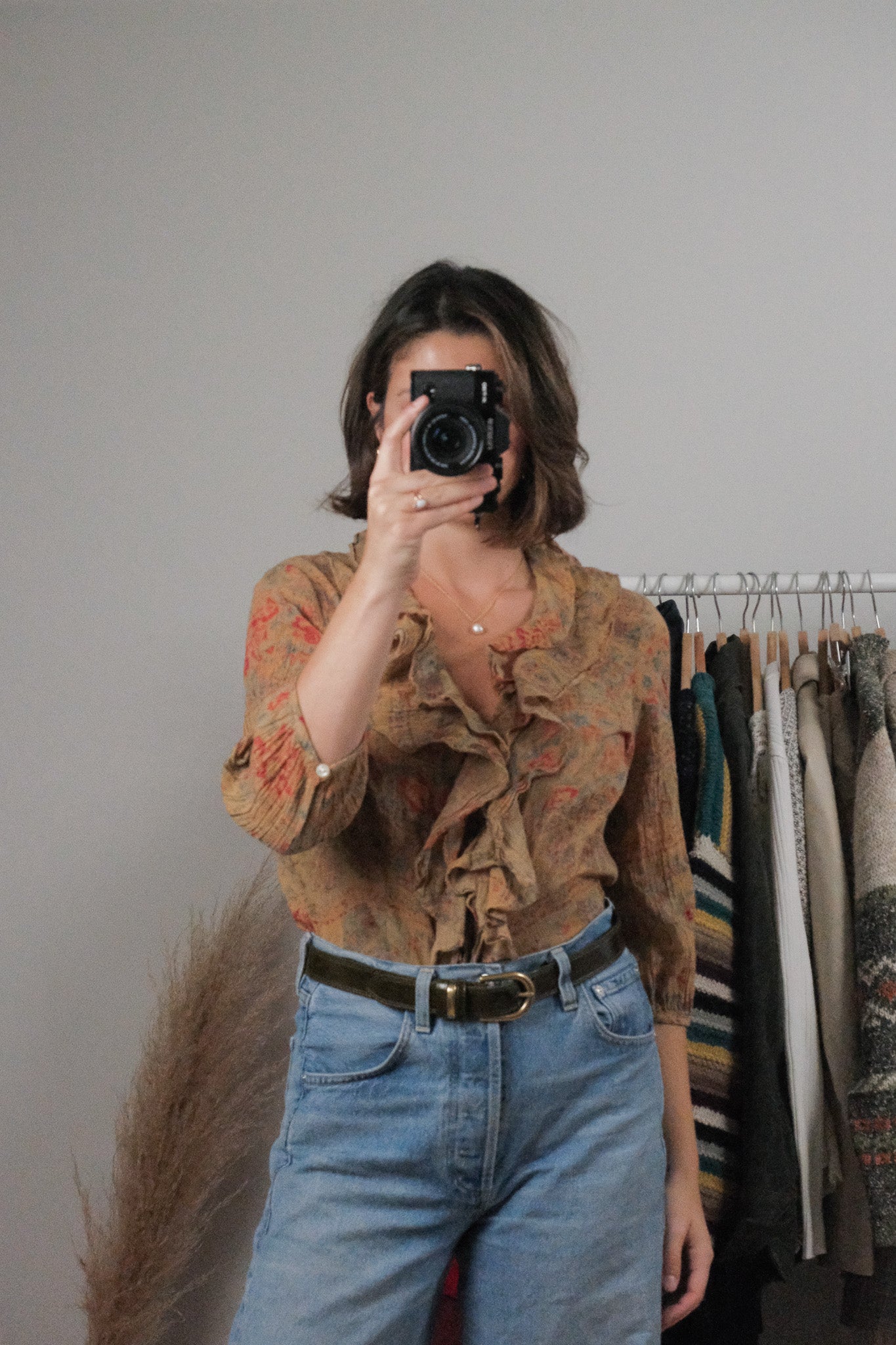 Vintage x Ralph Lauren x Cotton Patterned Blouse (M)