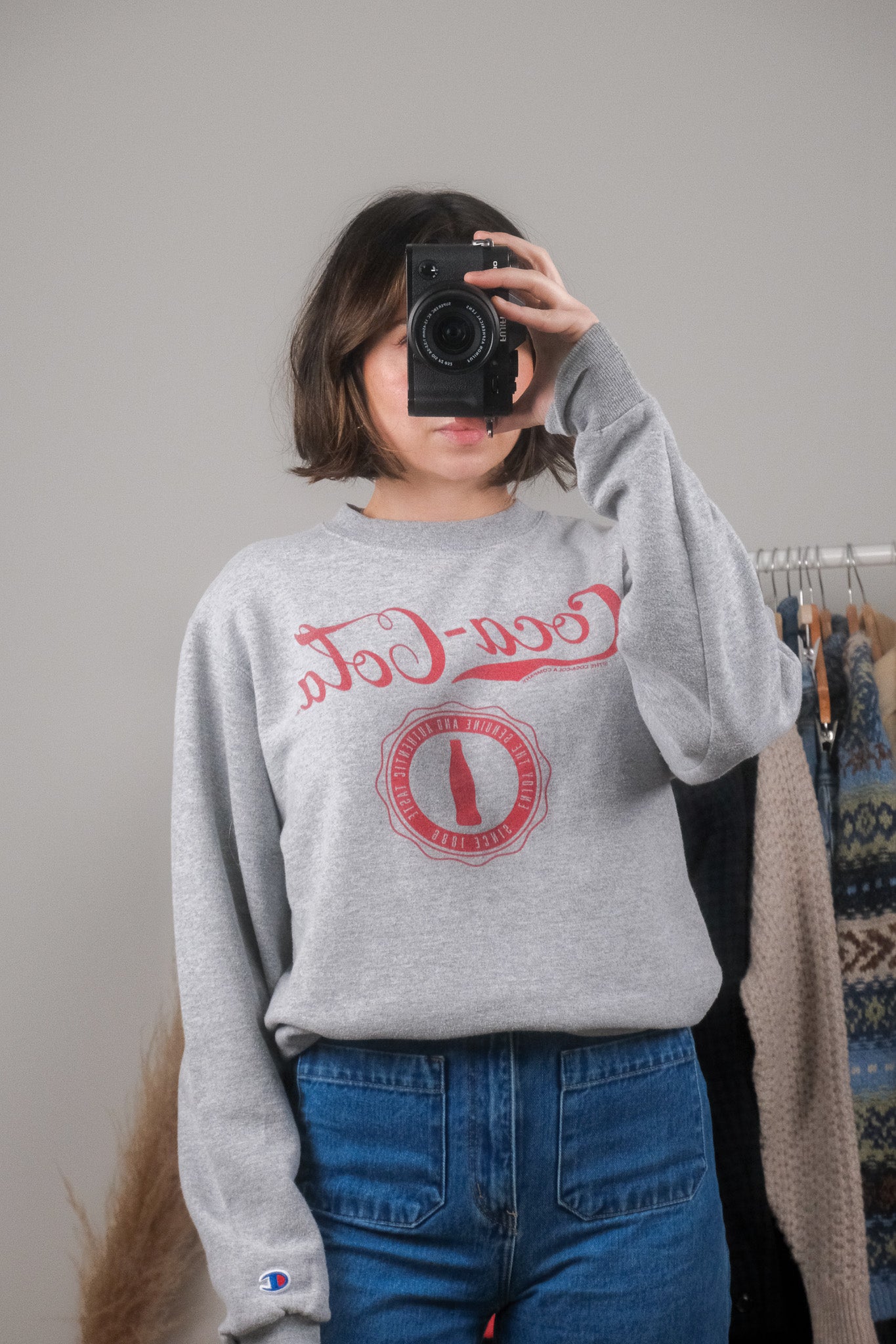 Champion x Vintage Coca-Cola Crewneck (S)