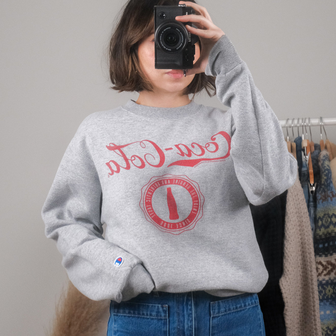 Champion x Vintage Coca-Cola Crewneck (S)