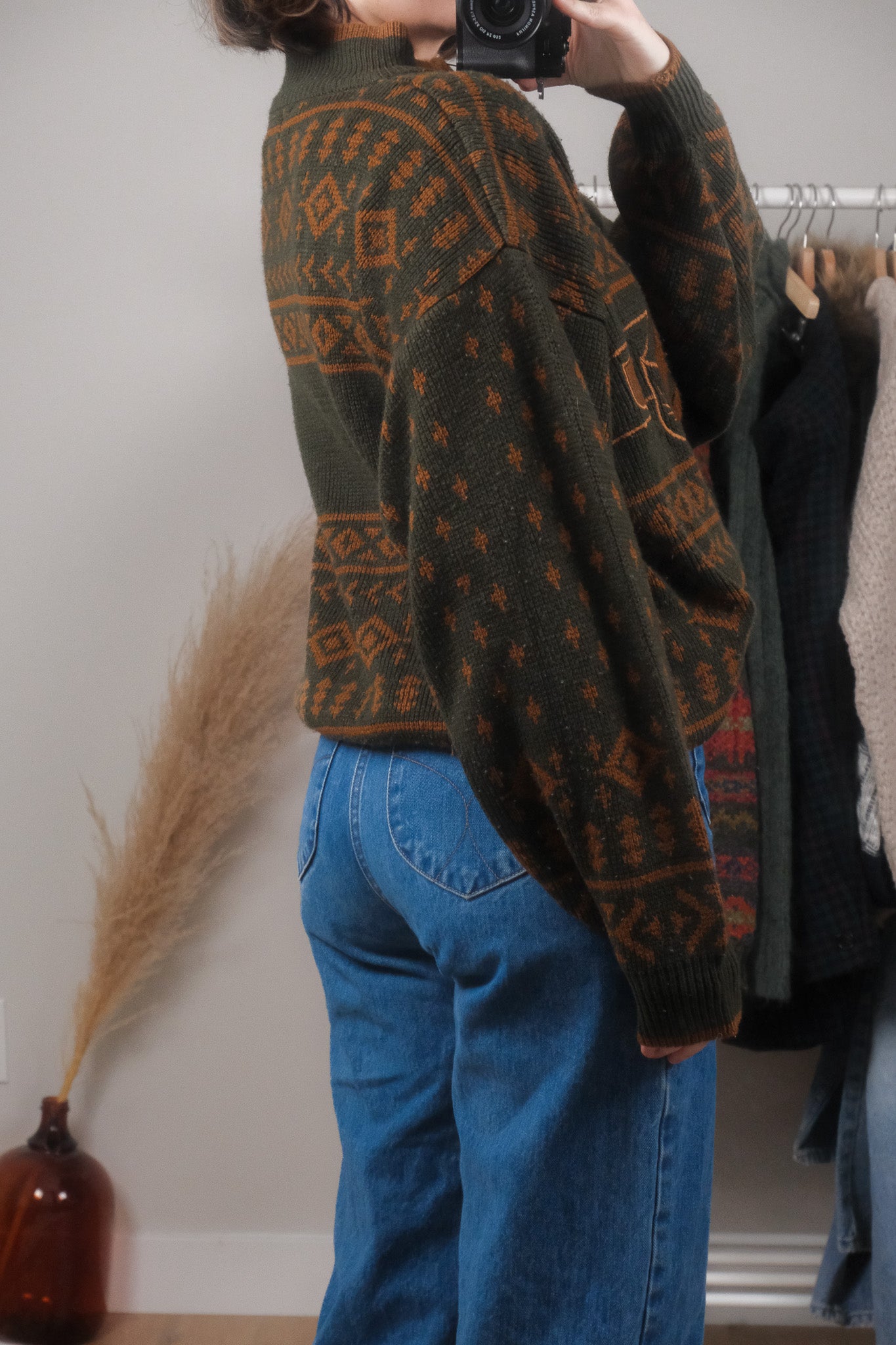 Vintage x Patterned Knit (L)